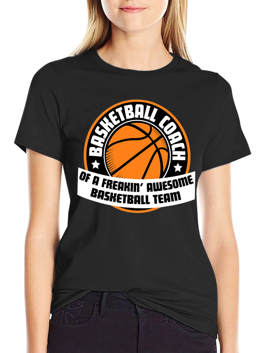 Basketball Coach Awesome Team Graphic T-Shirt
