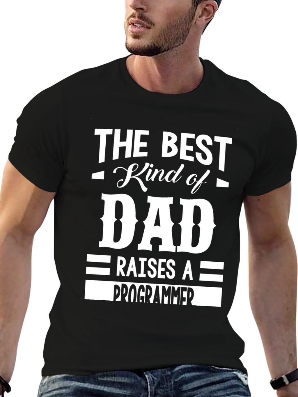 Best Dad Raises a Programmer T-Shirt