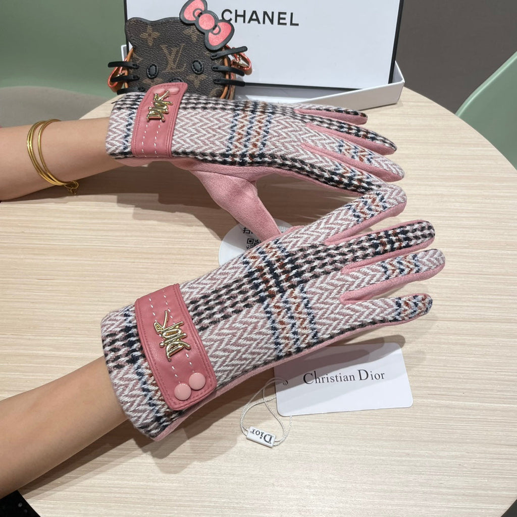 GLOVES IN COLORFUL WOOL 463807