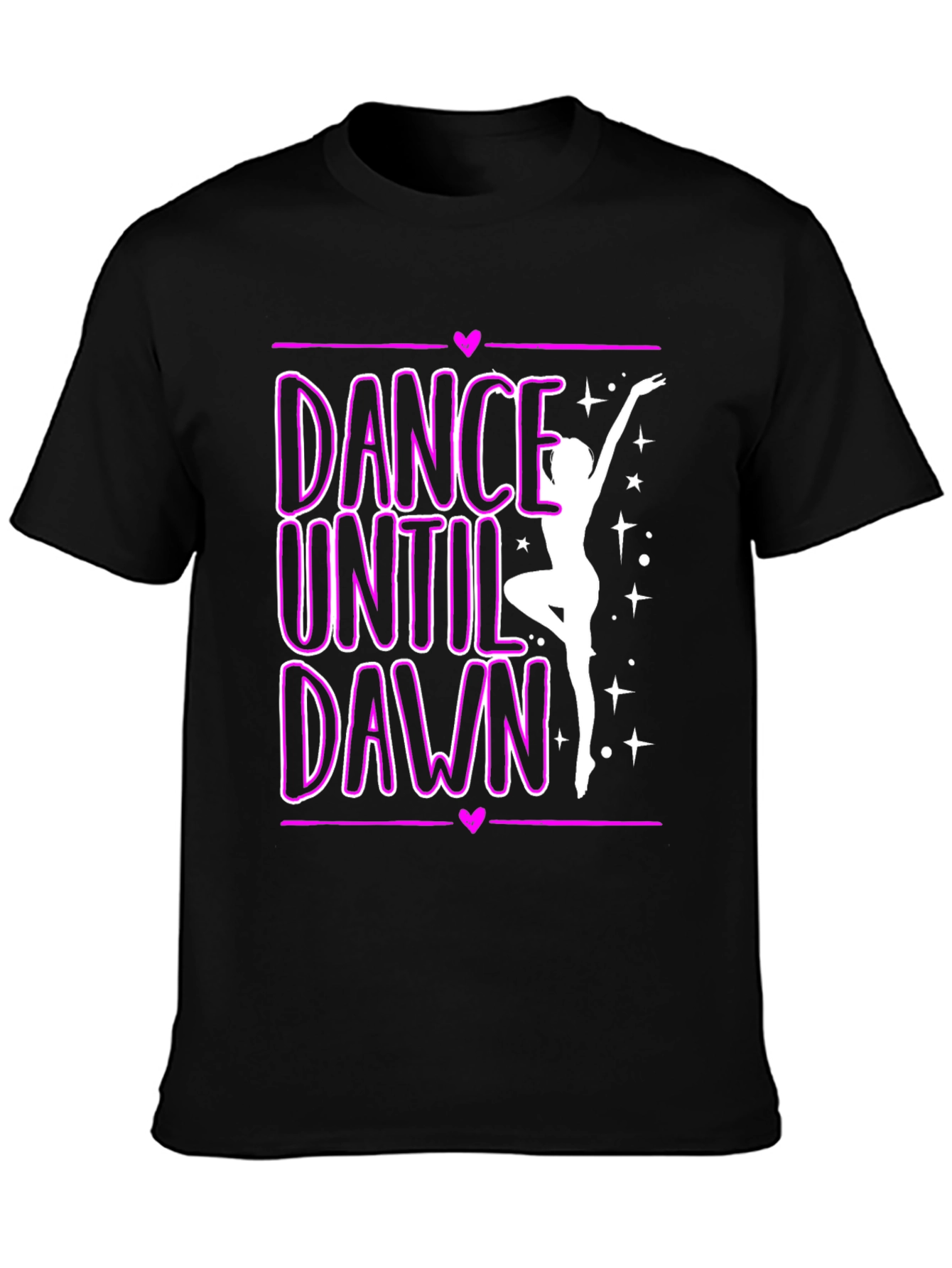 Dance Until Dawn Graphic Tee - Stylish & Comfortable