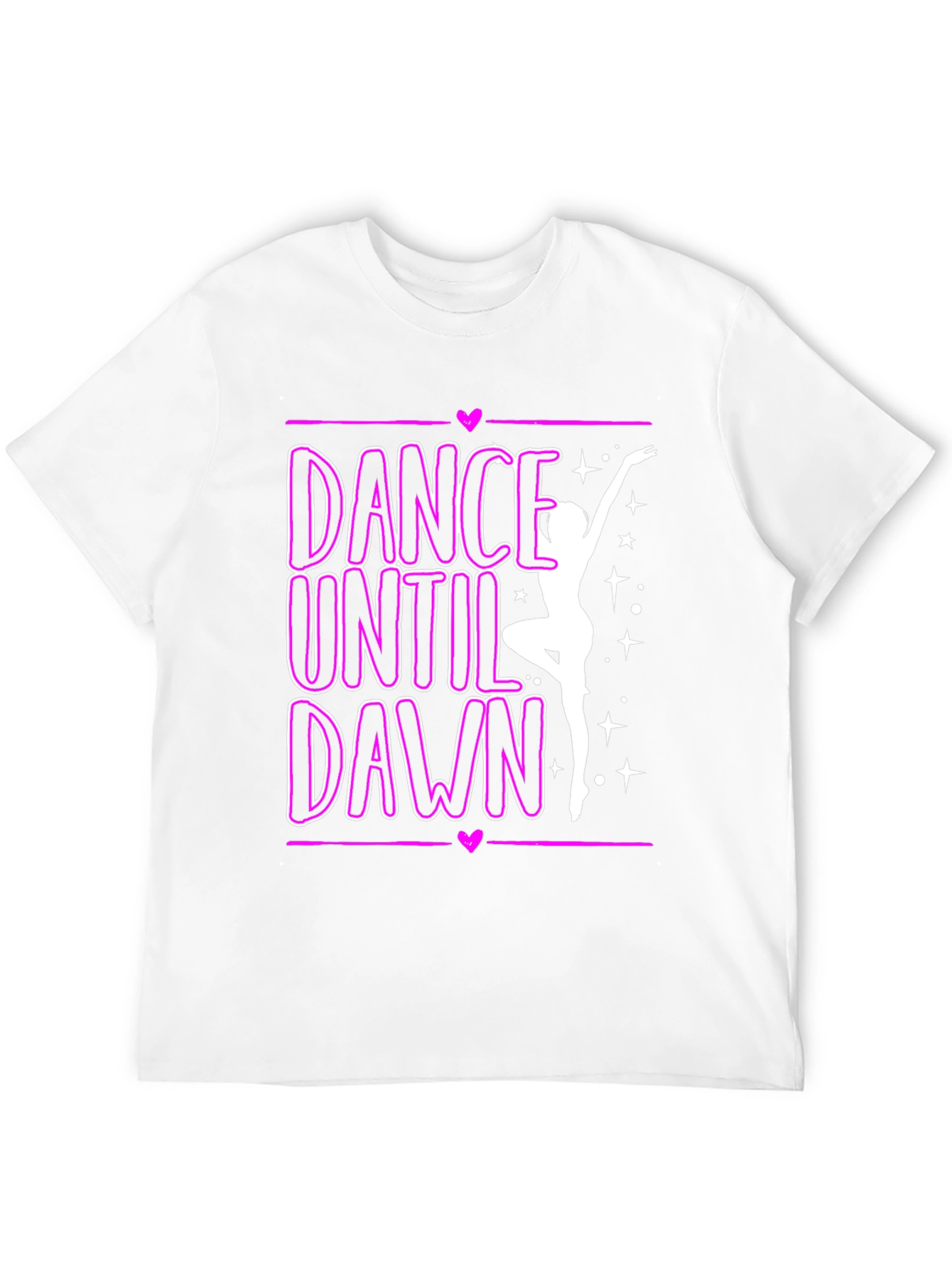 Dance Until Dawn Graphic Tee - Stylish & Comfortable