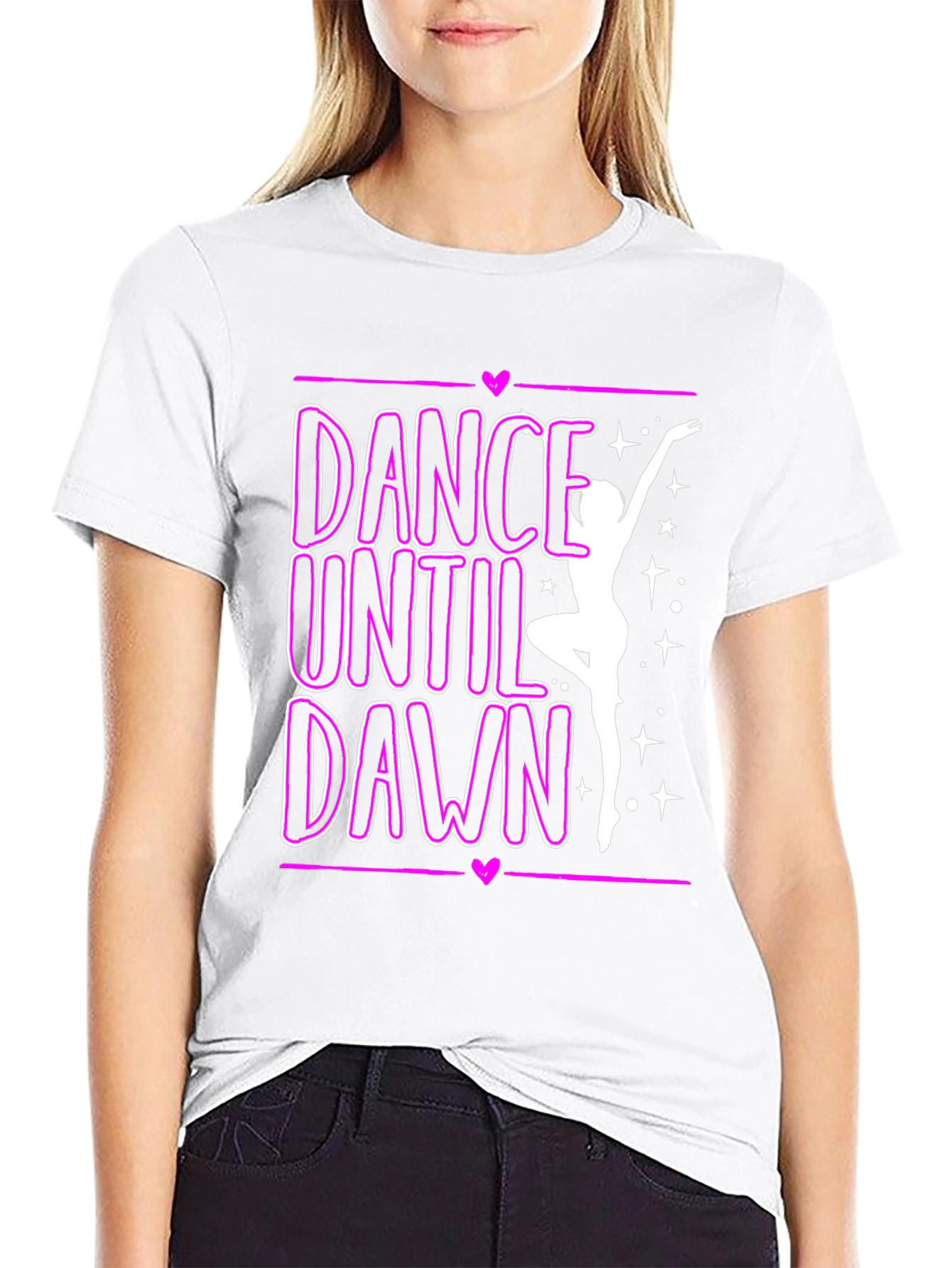 Dance Until Dawn Graphic Tee - Stylish & Comfortable