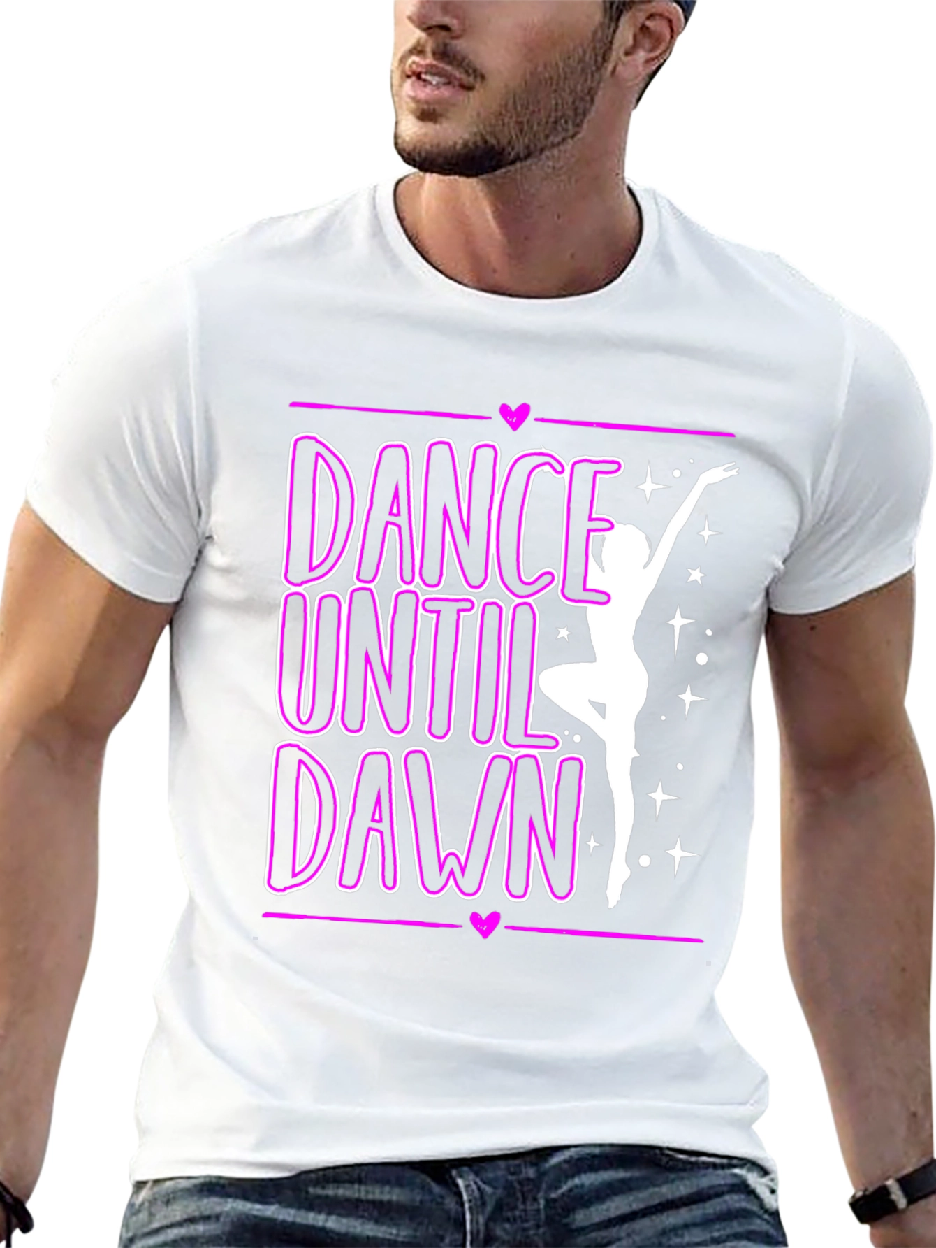 Dance Until Dawn Graphic Tee - Stylish & Comfortable