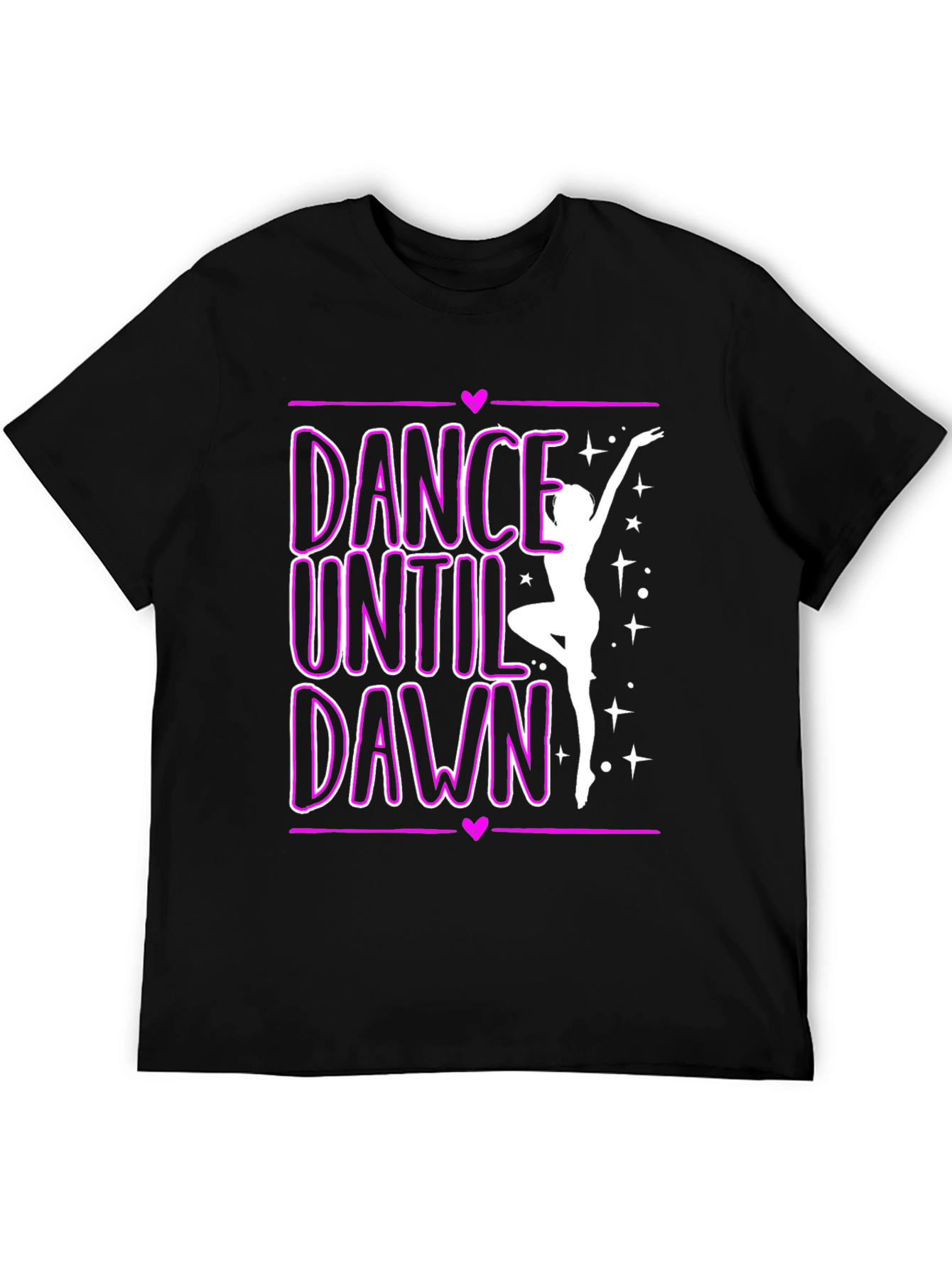 Dance Until Dawn Graphic Tee - Stylish & Comfortable