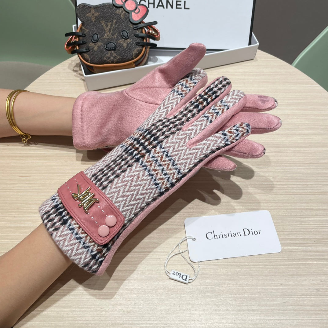GLOVES IN COLORFUL WOOL 463807