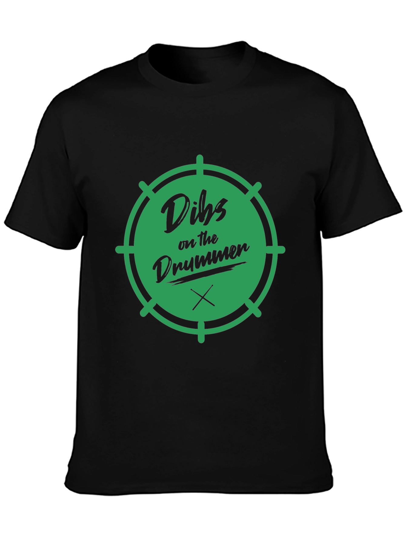 Dibs on the Drummer Black T-Shirt