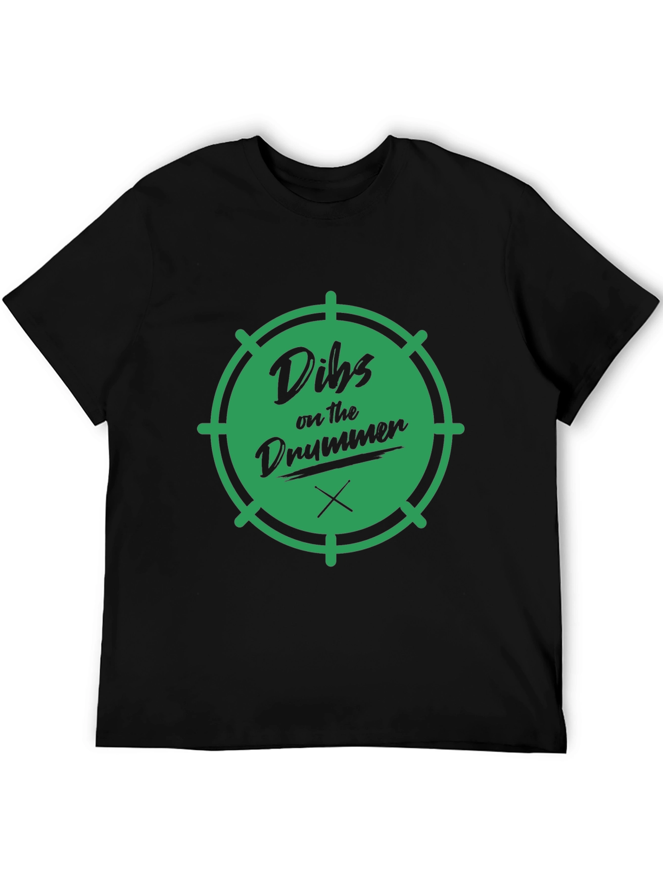 Dibs on the Drummer Black T-Shirt