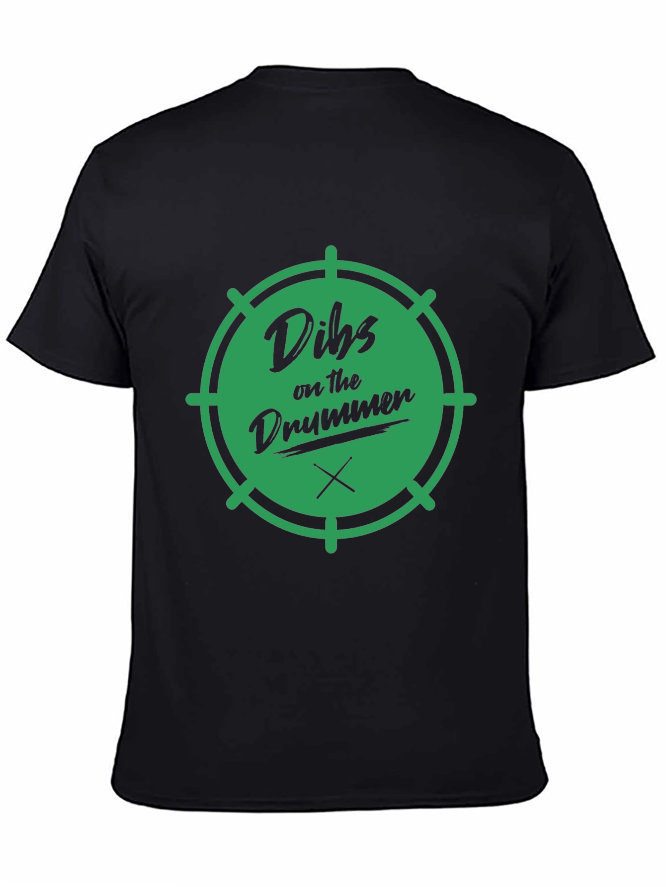 Dibs on the Drummer Black T-Shirt
