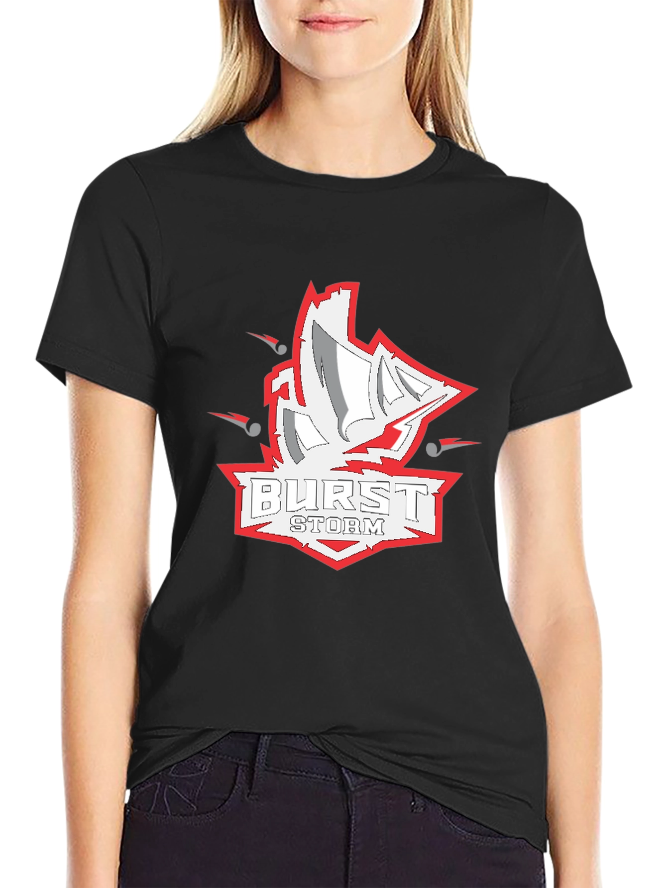 Burst Storm Graphic T-Shirt - Cool Design