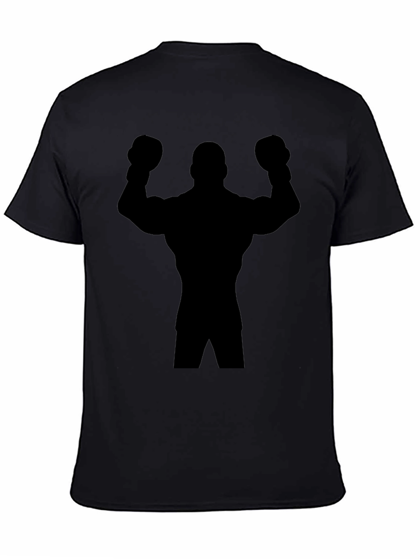 Boxer Silhouette Black T-Shirt