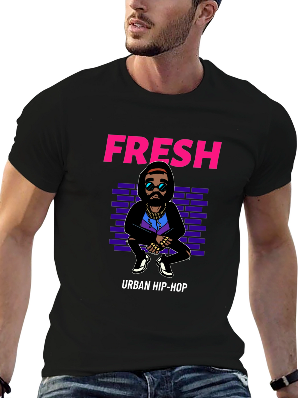 Fresh Urban Hip-Hop Graphic Tee