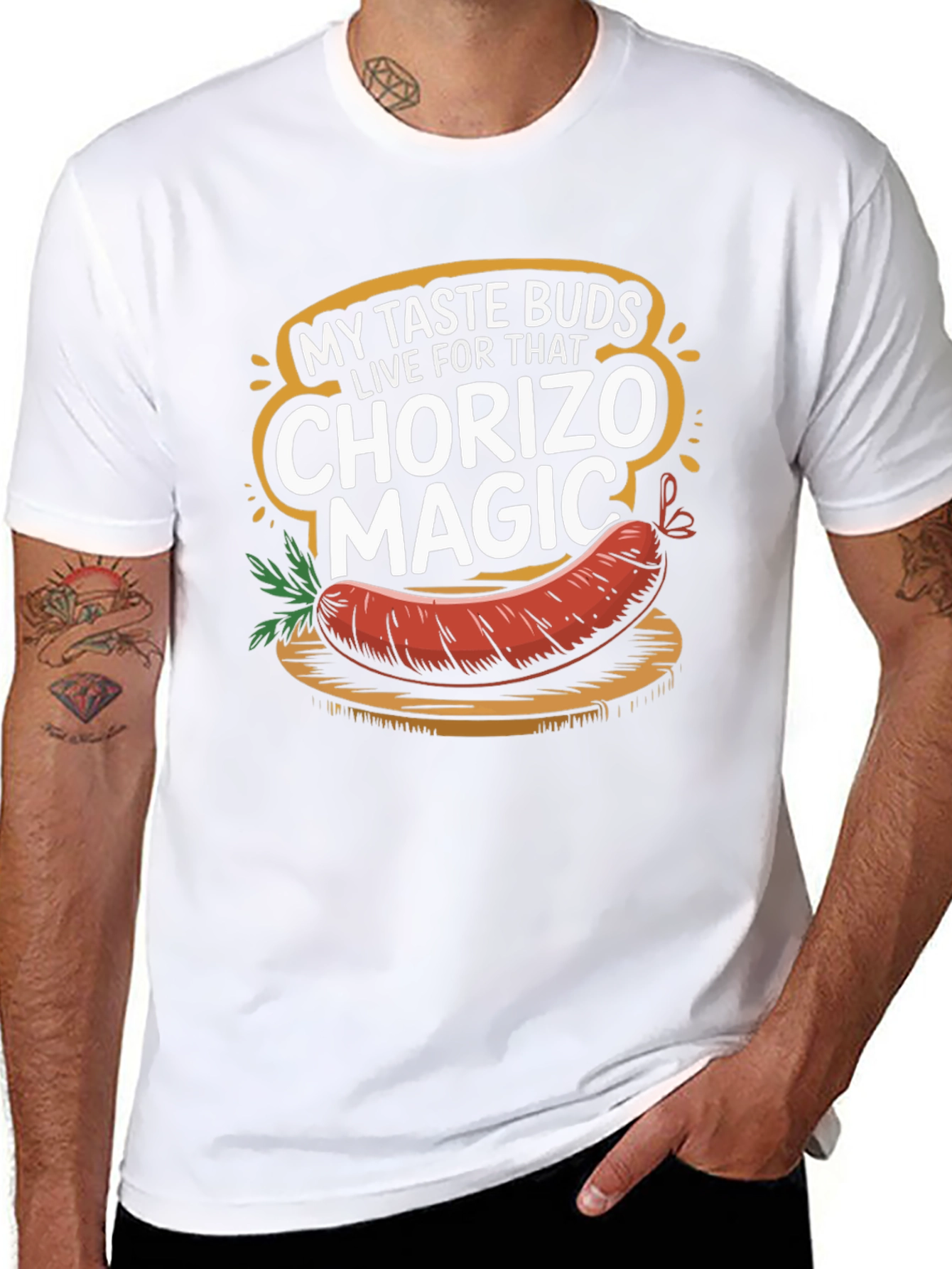 Chorizo Magic Graphic T-Shirt - Foodie Gift