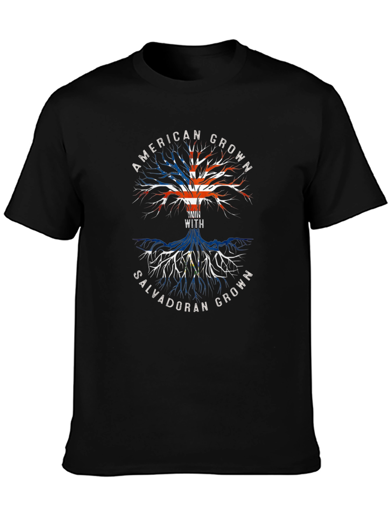 American Grown with Salvadoran Grown T-Shirt