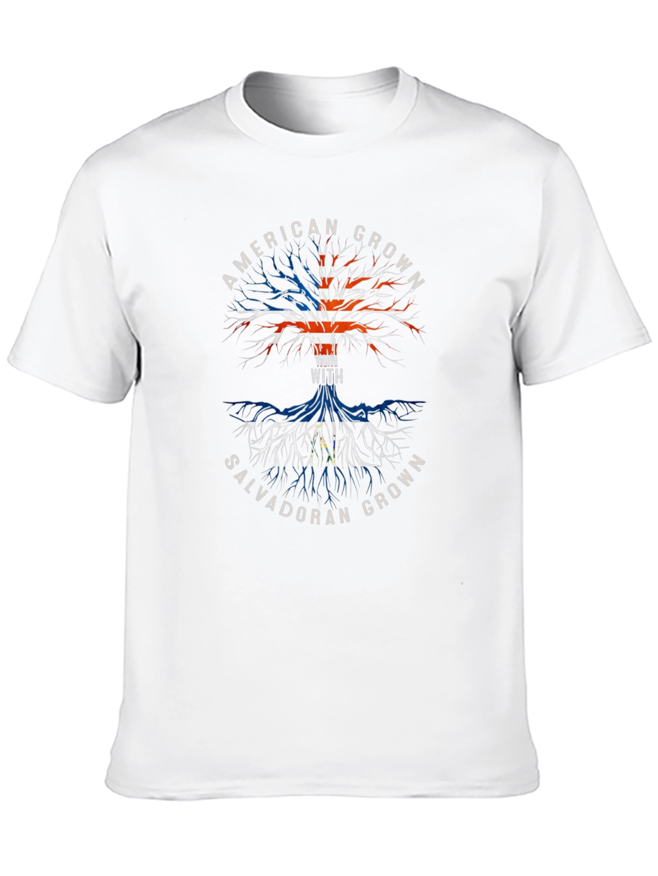 American Grown with Salvadoran Grown T-Shirt