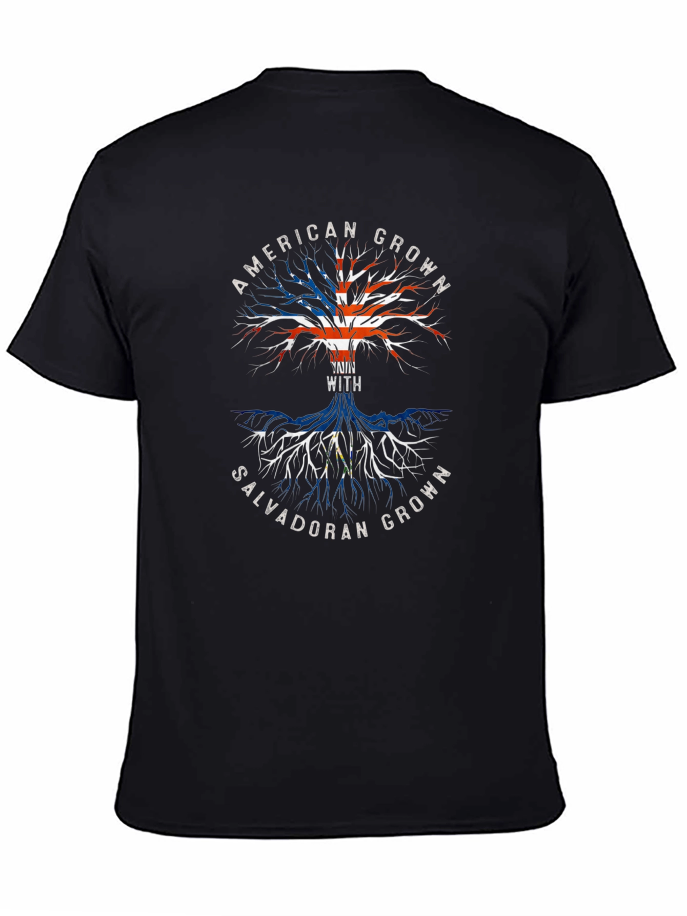 American Grown with Salvadoran Grown T-Shirt