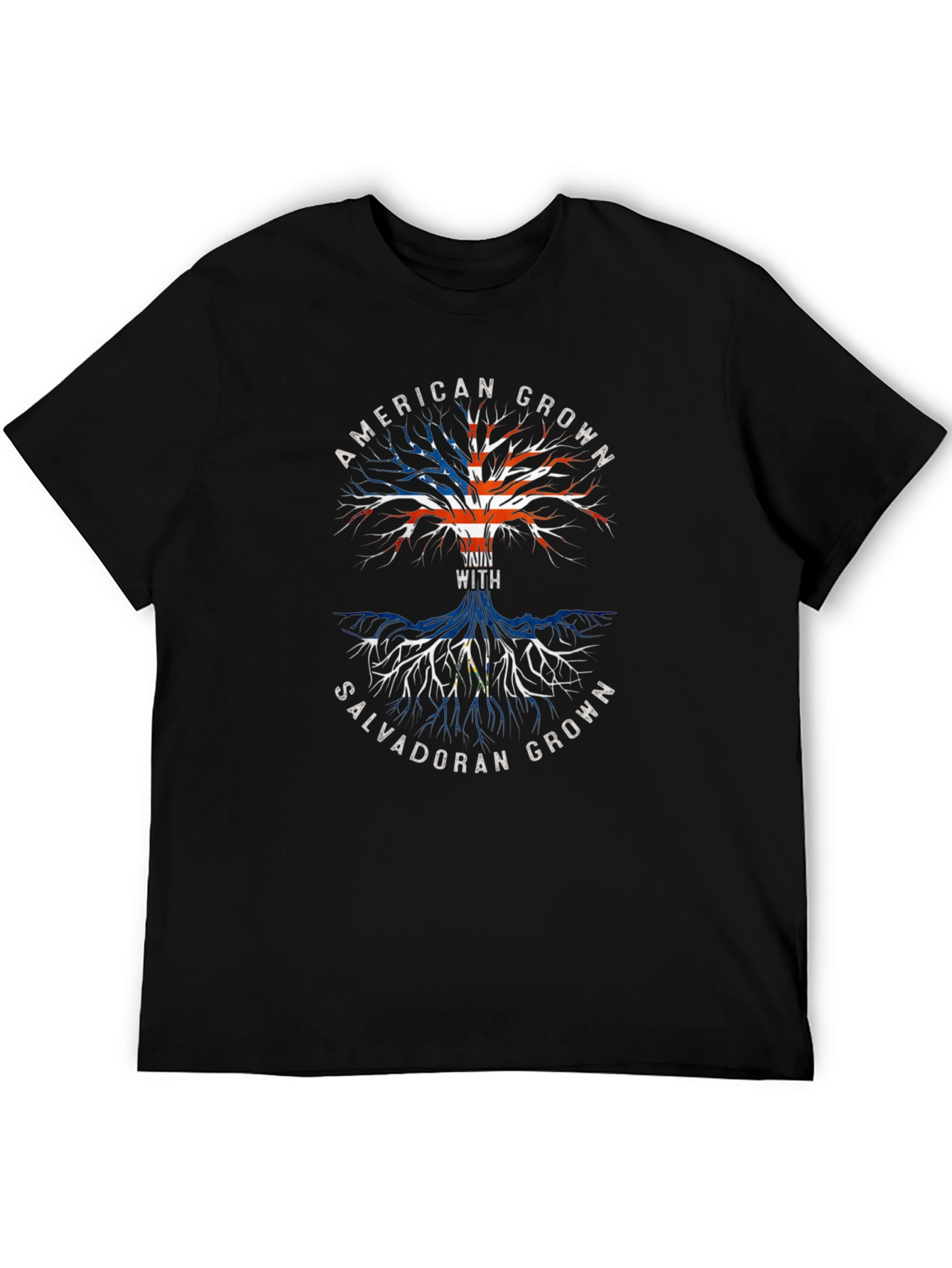 American Grown with Salvadoran Grown T-Shirt