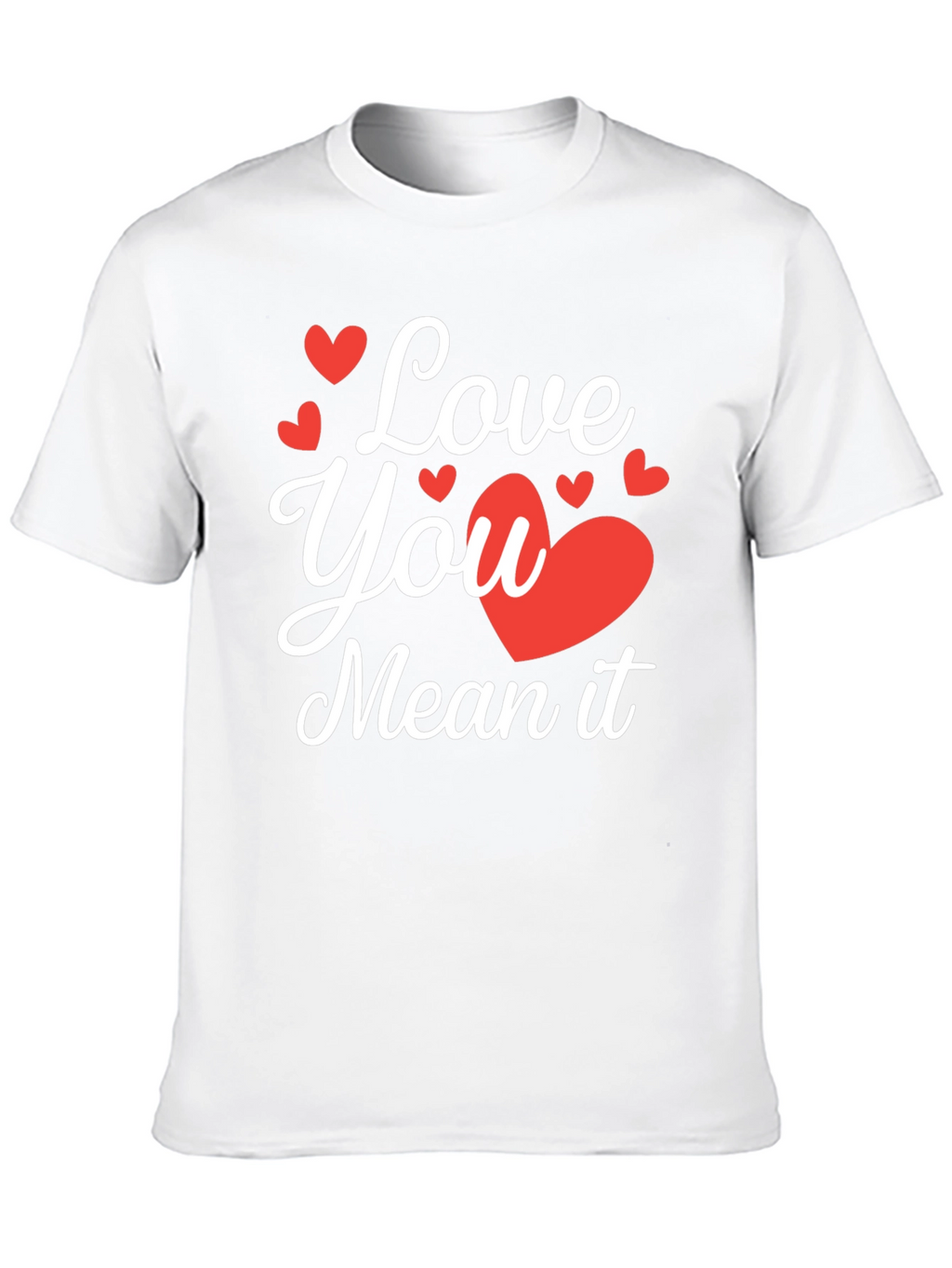 Love You Mean It Black Graphic Tee