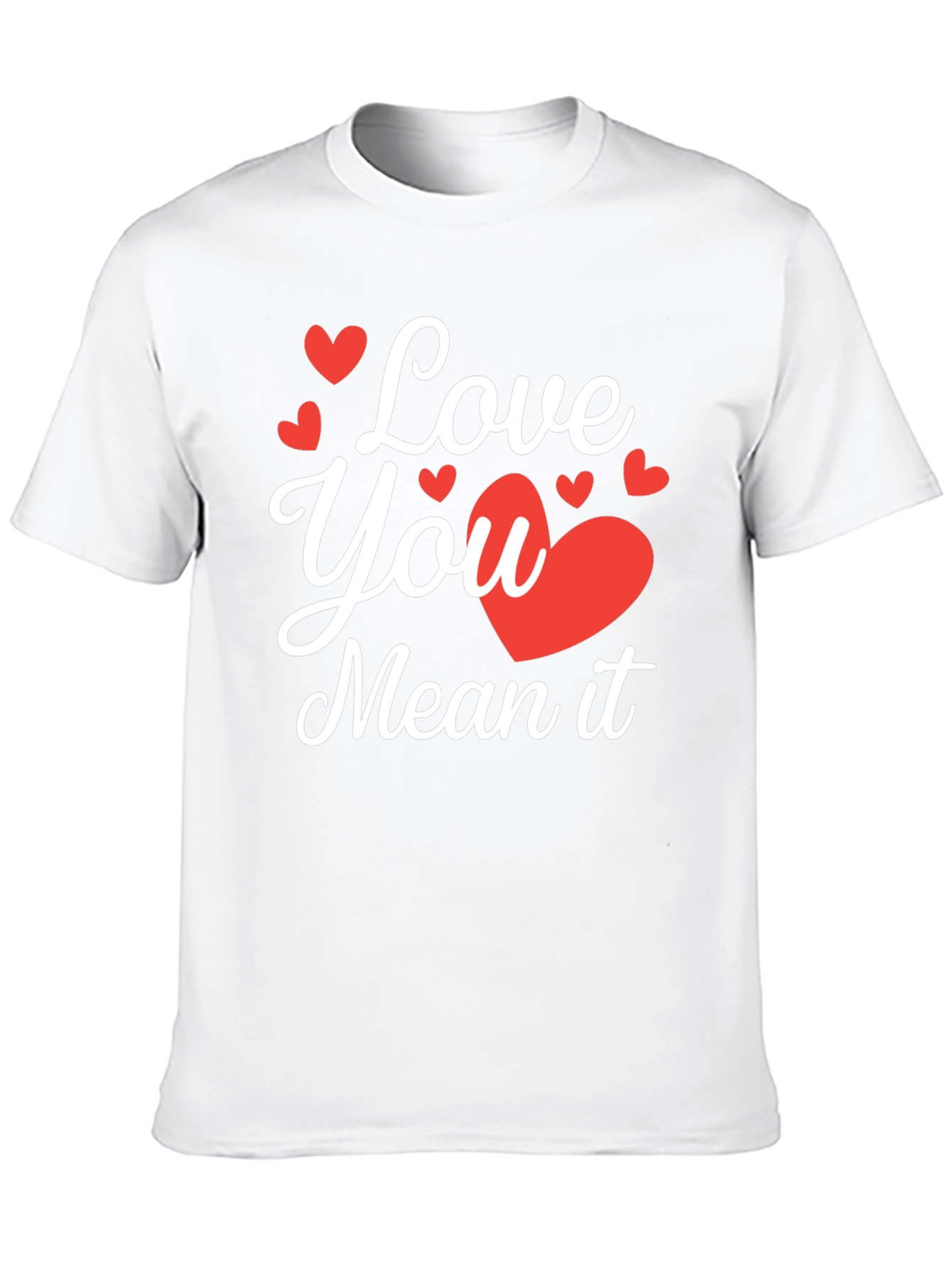 Love You Mean It Black Graphic Tee