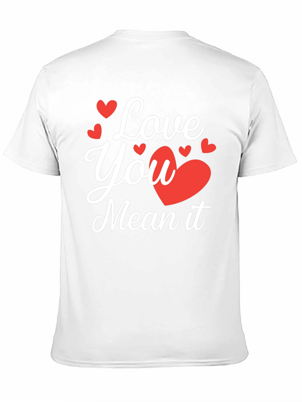 Love You Mean It Black Graphic Tee