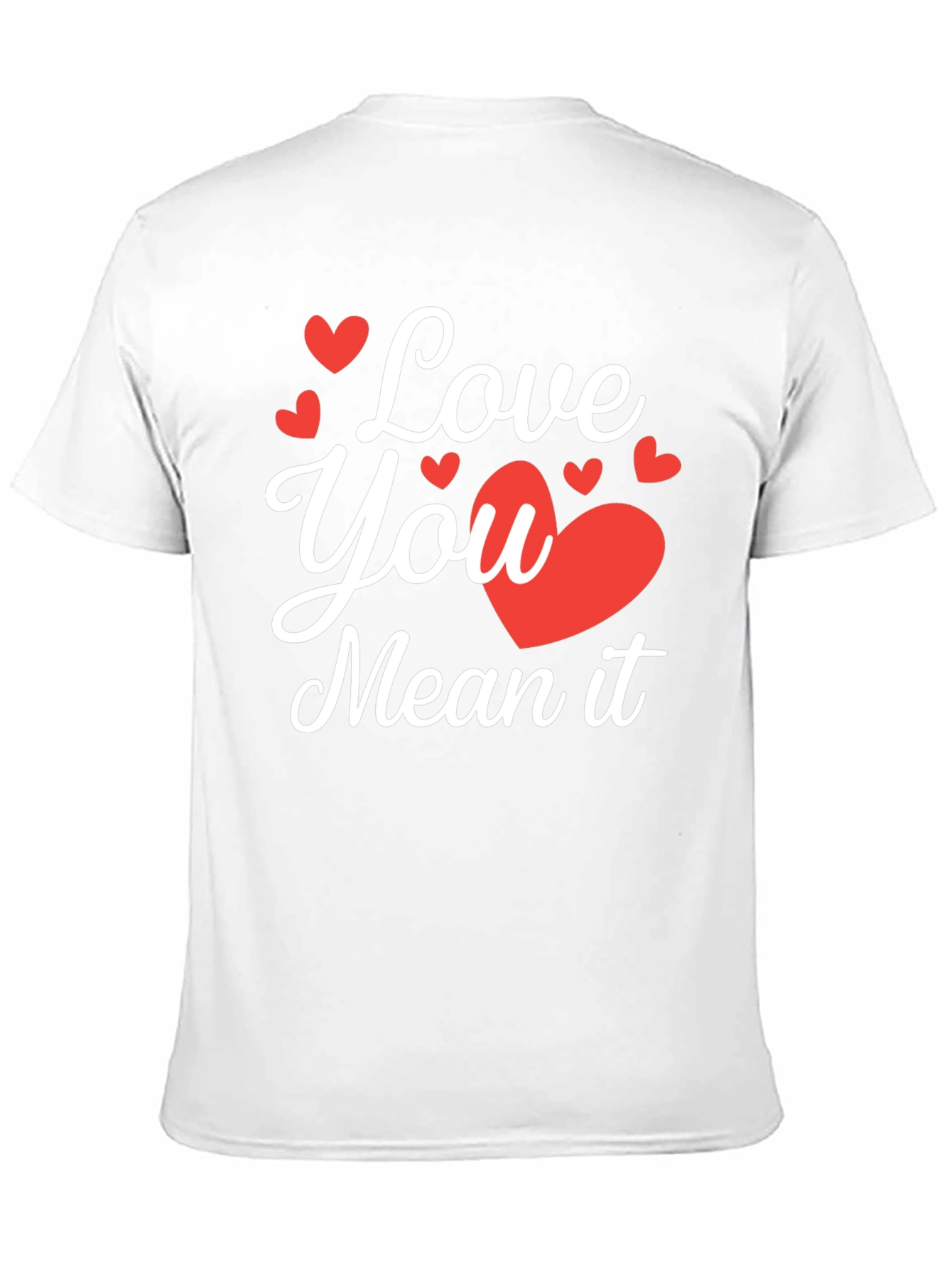 Love You Mean It Black Graphic Tee