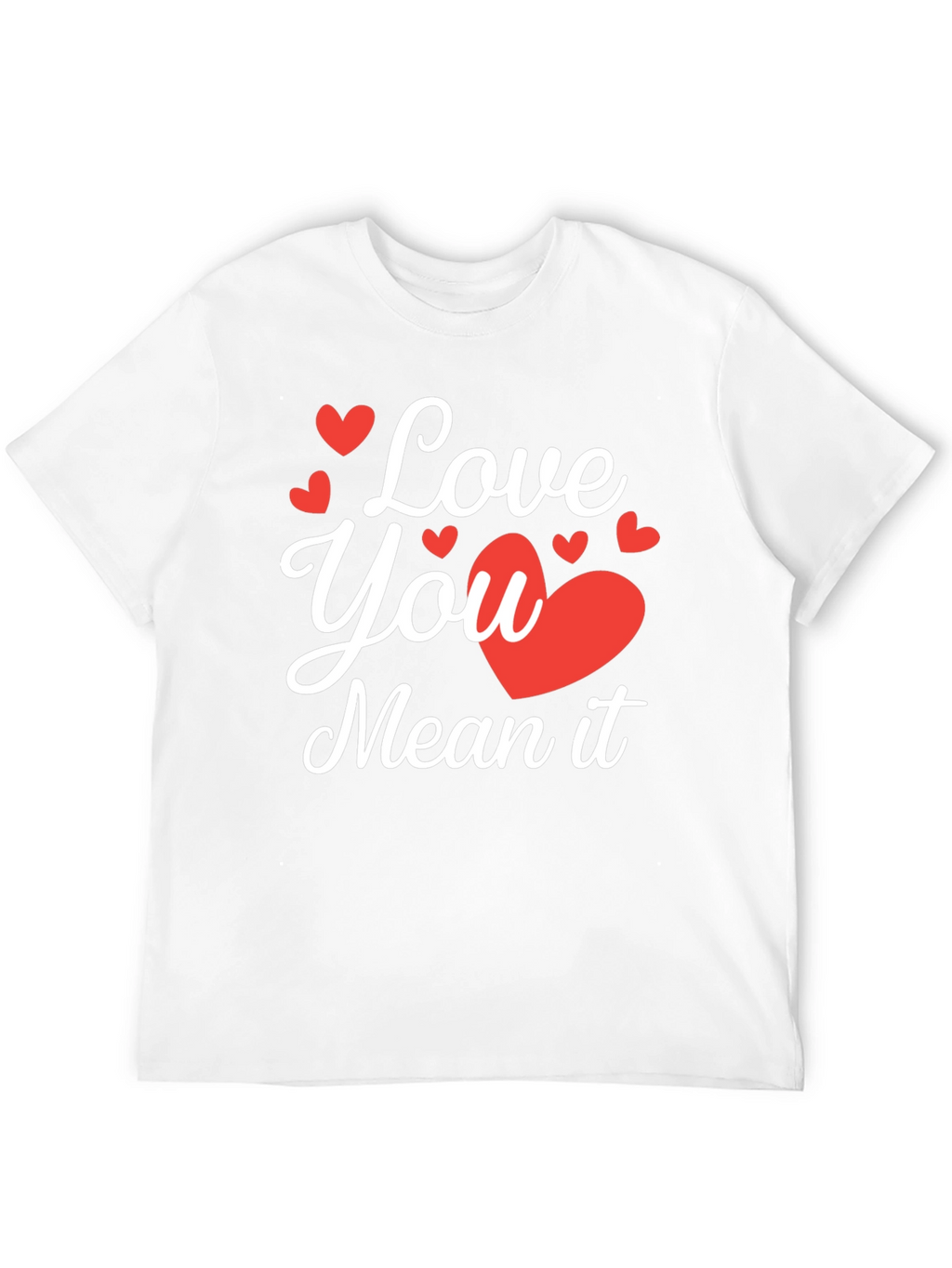 Love You Mean It Black Graphic Tee