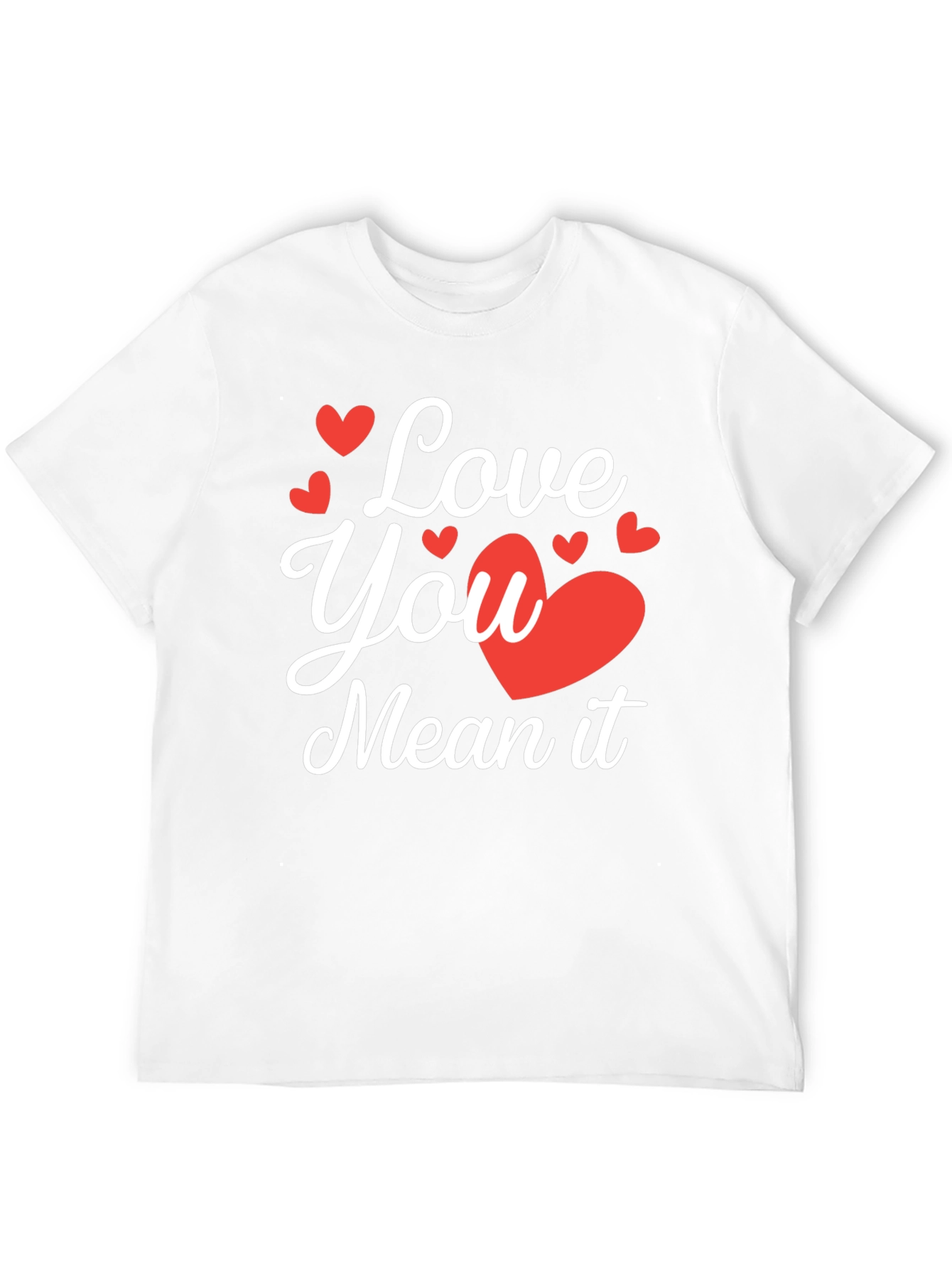 Love You Mean It Black Graphic Tee