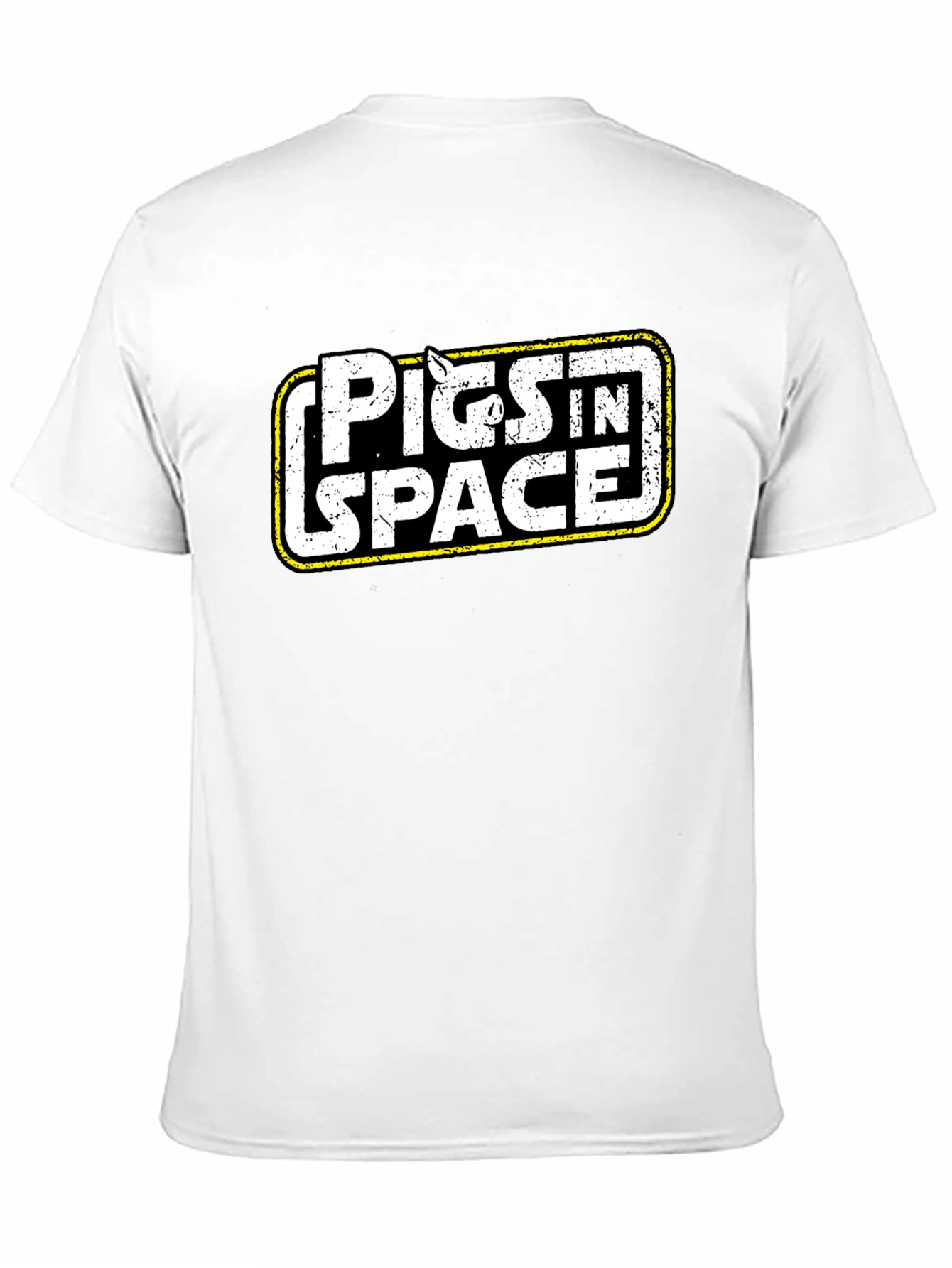 Pigs in Space Black Graphic Tee