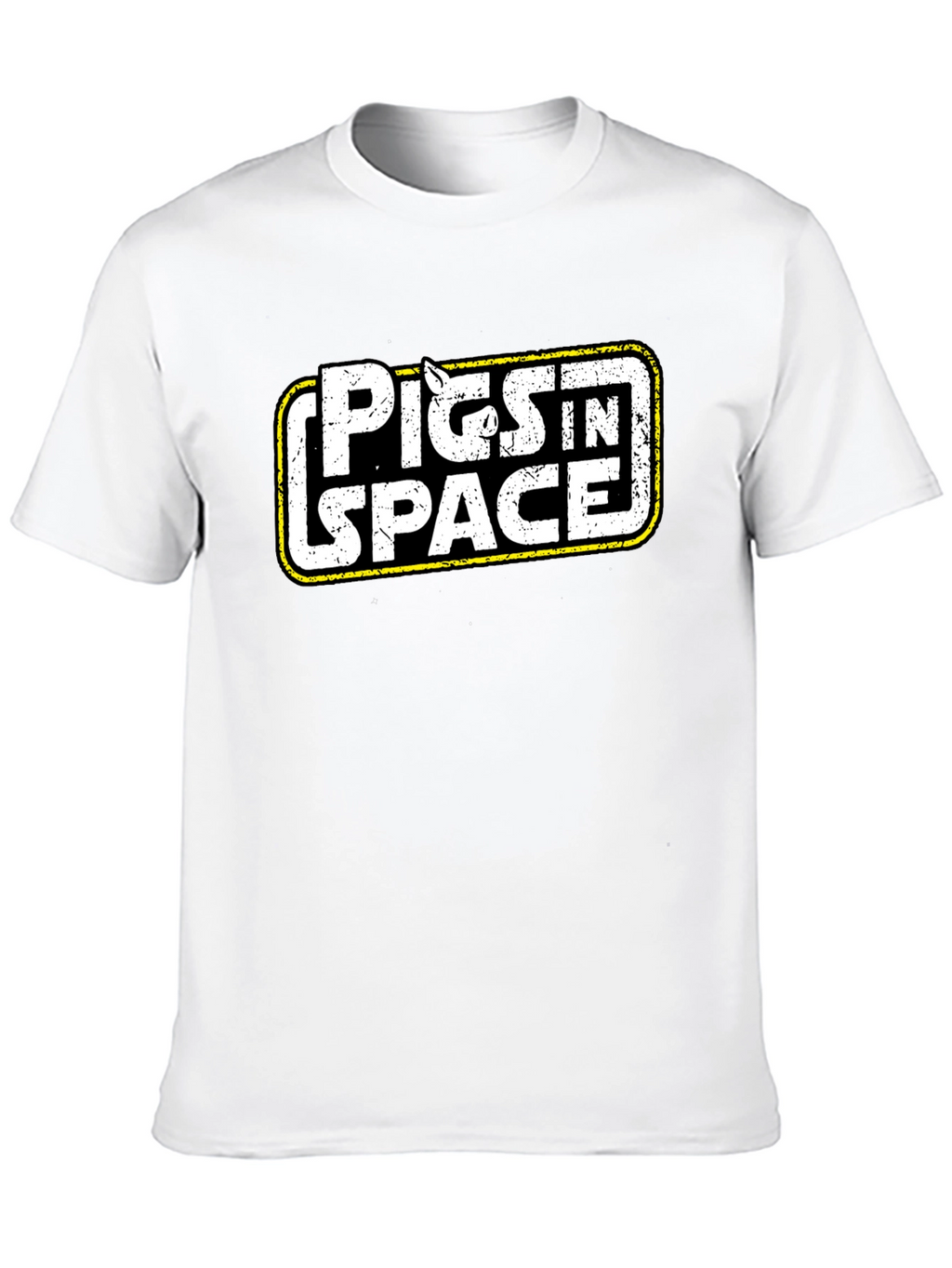 Pigs in Space Black Graphic Tee