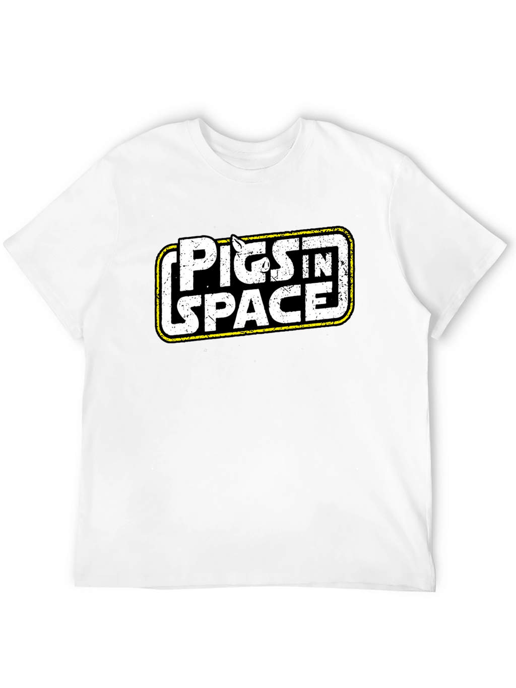 Pigs in Space Black Graphic Tee