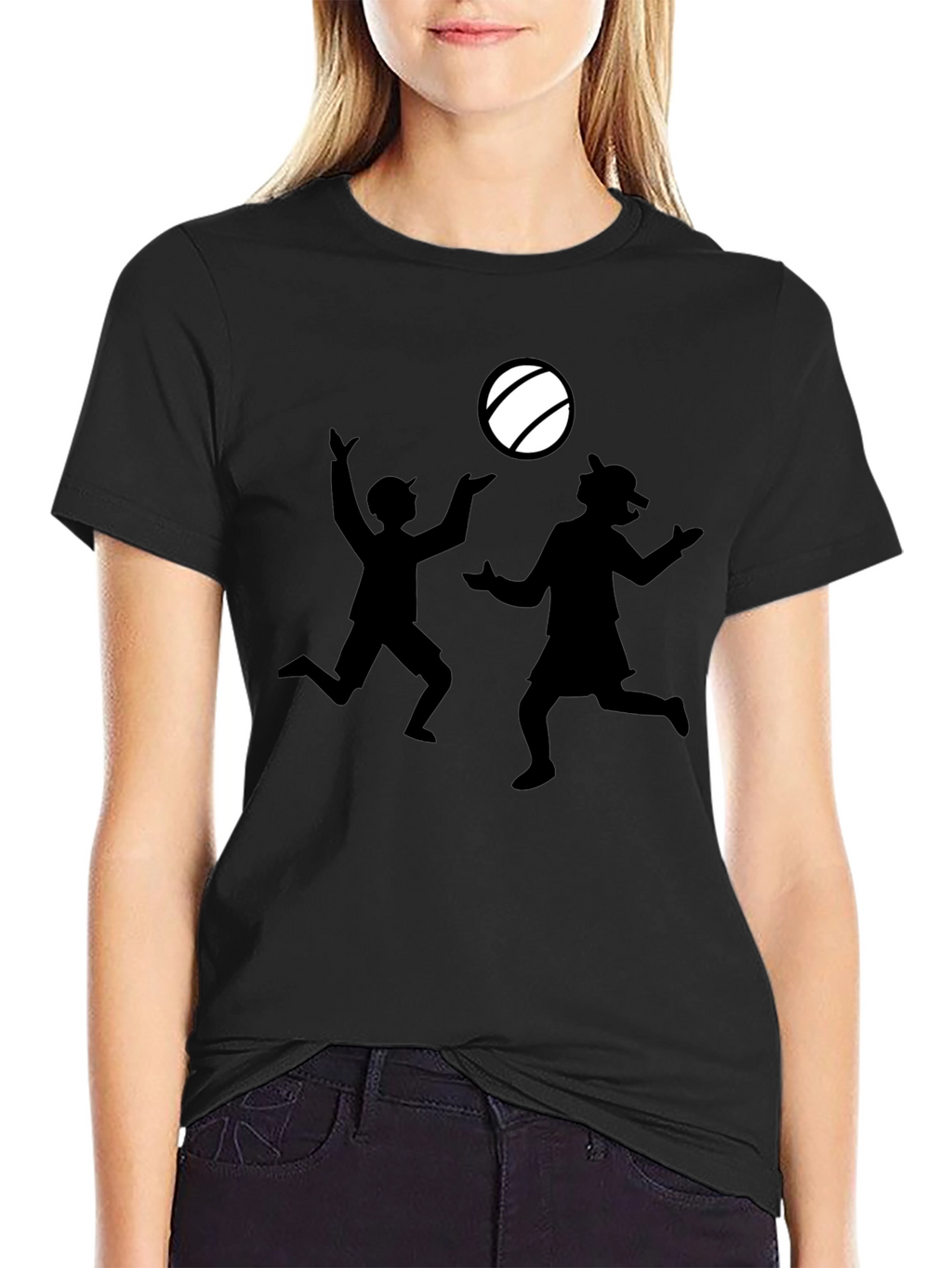 Retro Kids Silhouette Graphic Tee