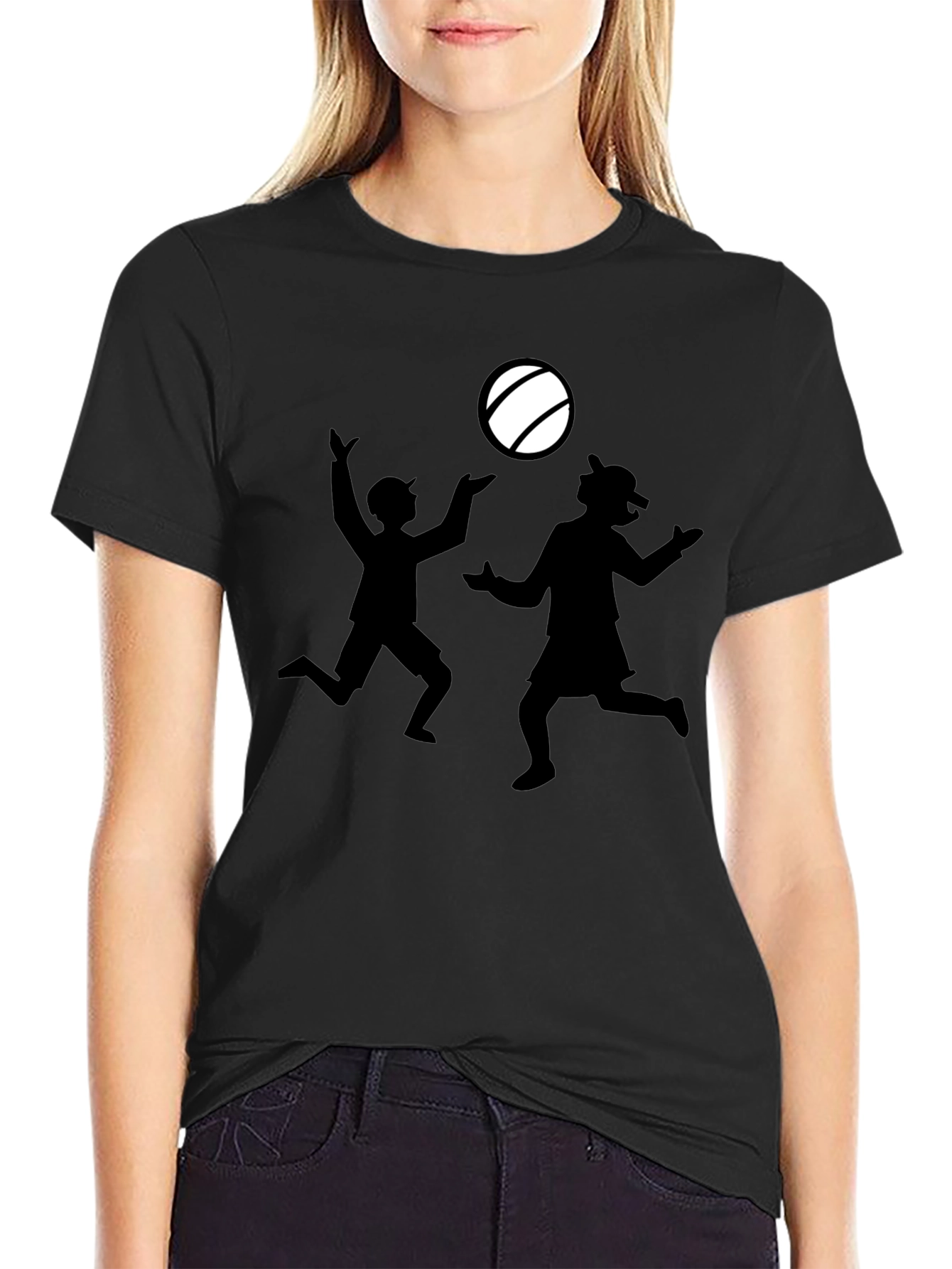 Retro Kids Silhouette Graphic Tee