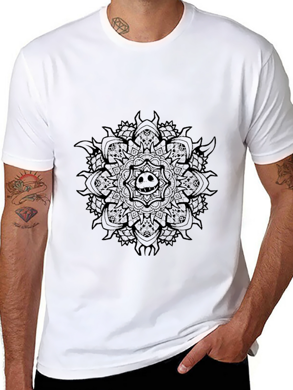Dark Mandala Graphic Tee