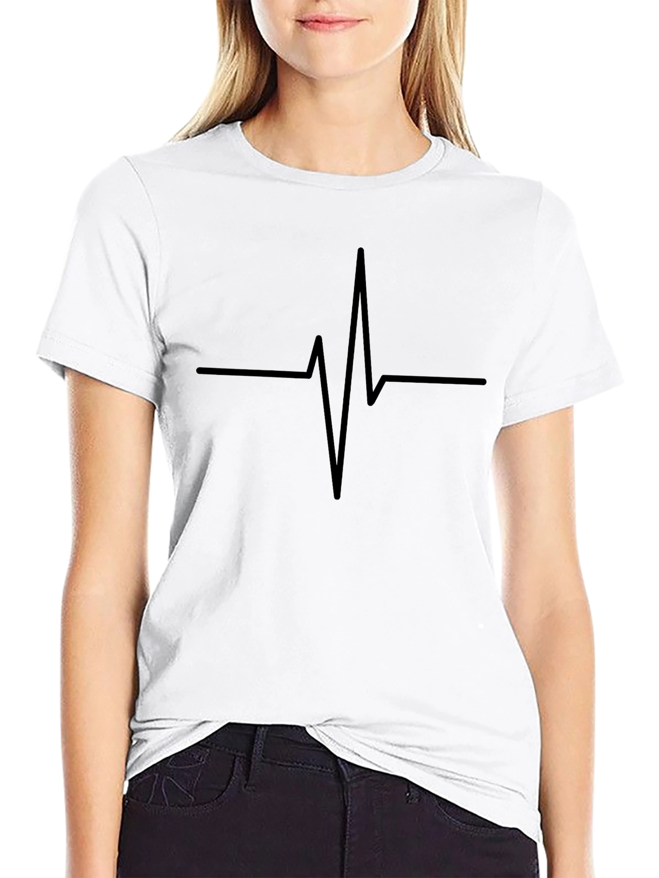 Heartbeat Graphic Tee - Casual Comfort