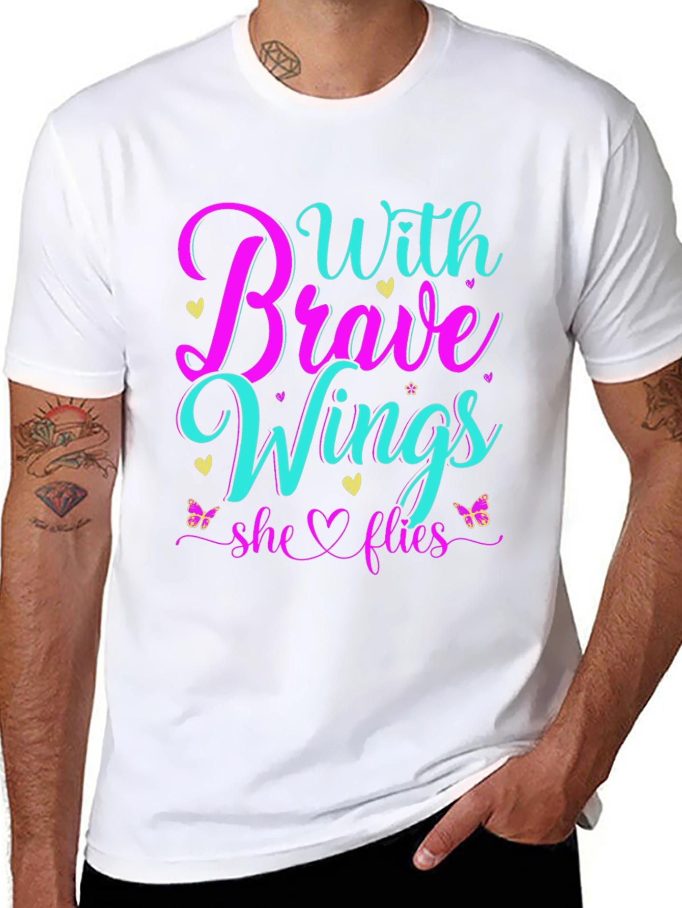Brave Wings Graphic T-Shirt