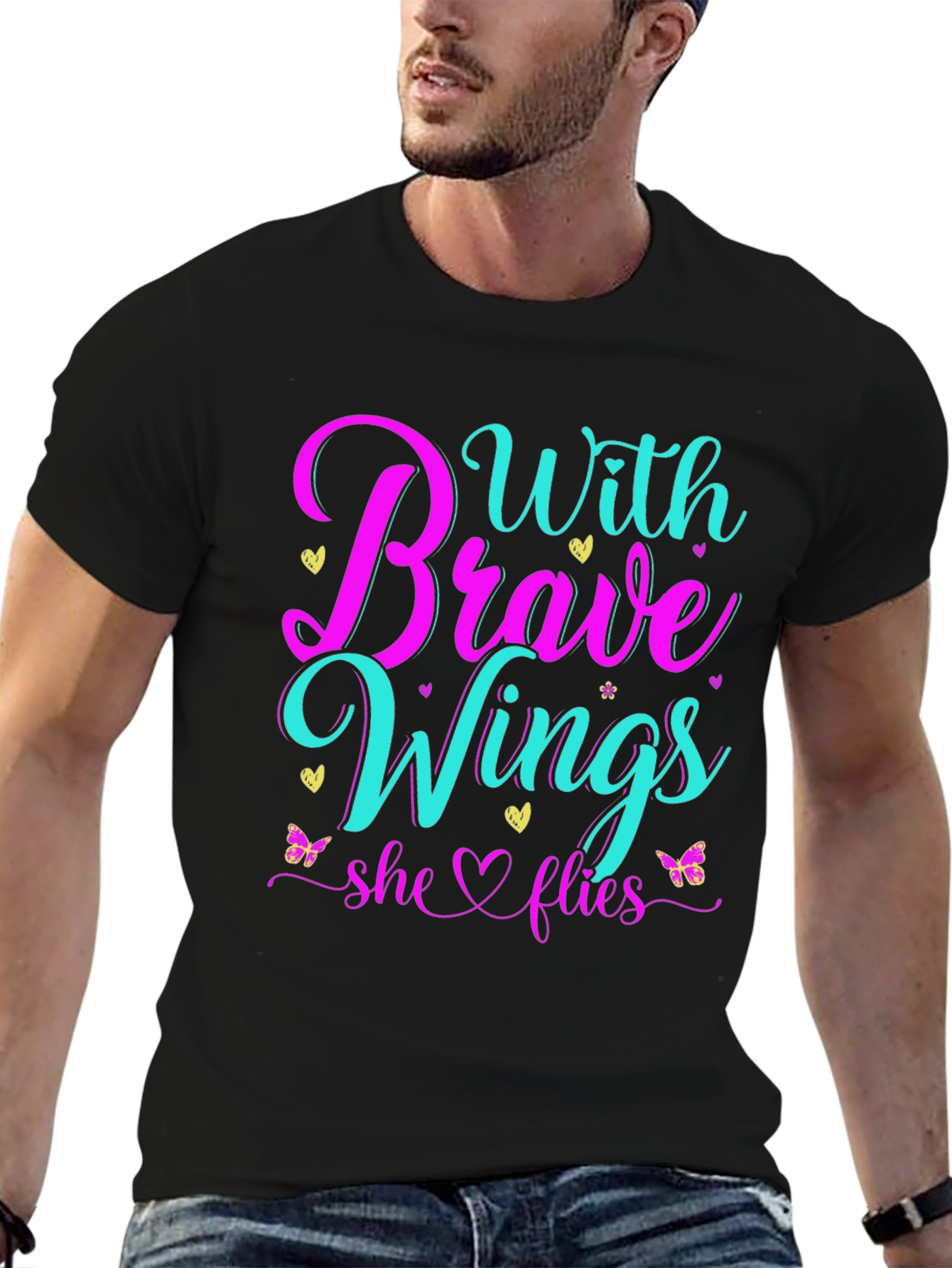 Brave Wings Graphic T-Shirt