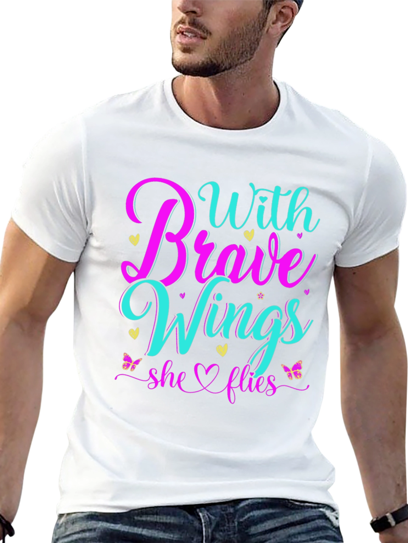 Brave Wings Graphic T-Shirt