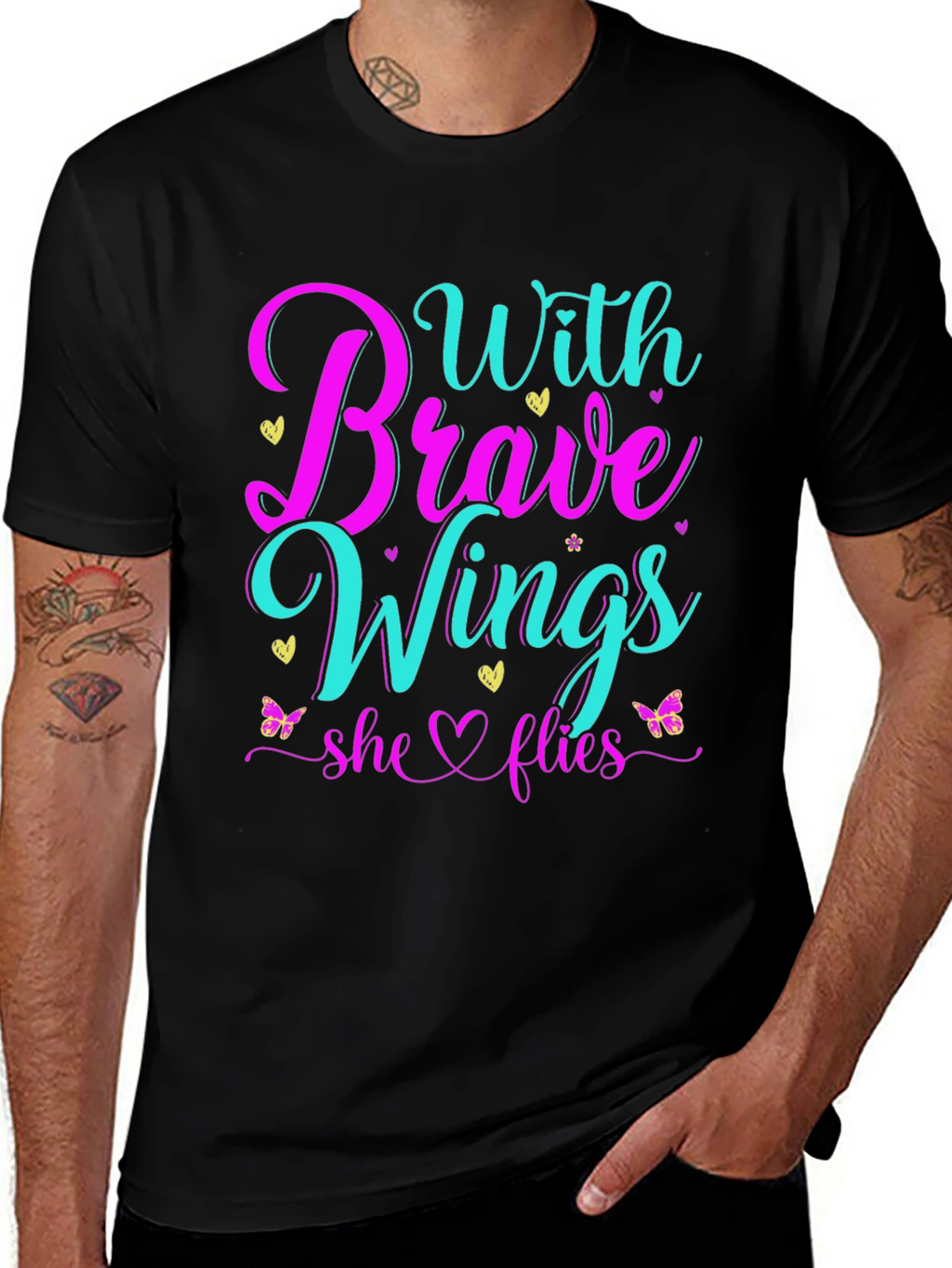 Brave Wings Graphic T-Shirt