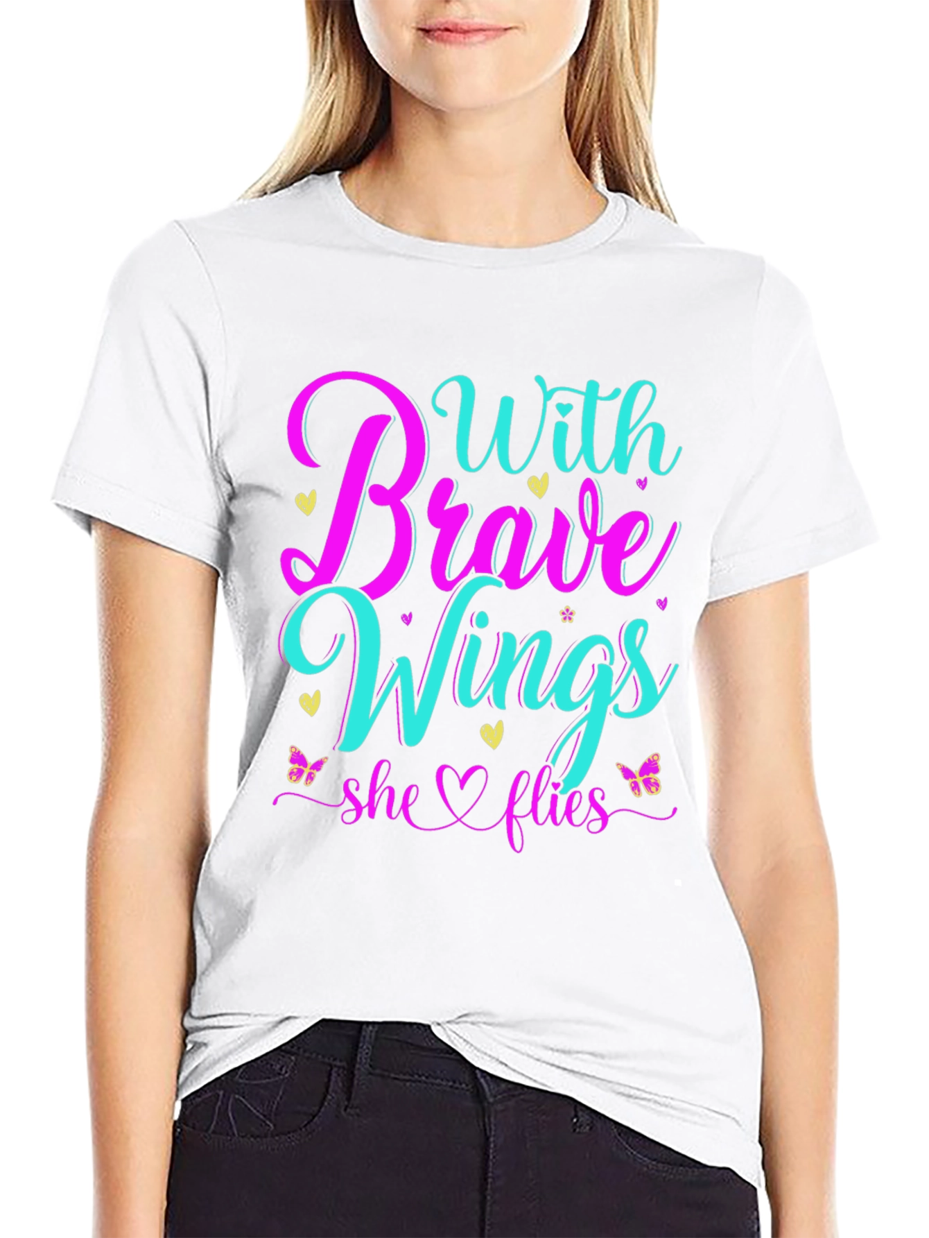 Brave Wings Graphic T-Shirt