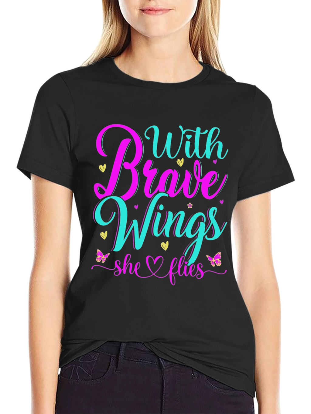 Brave Wings Graphic T-Shirt