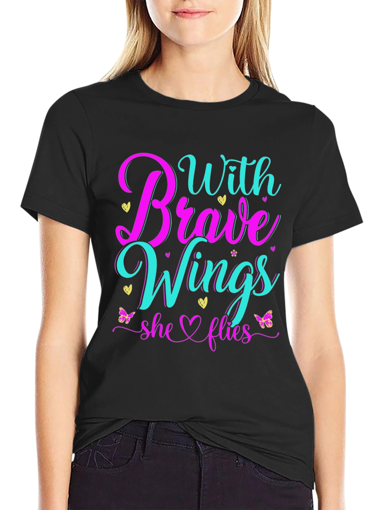Brave Wings Graphic T-Shirt