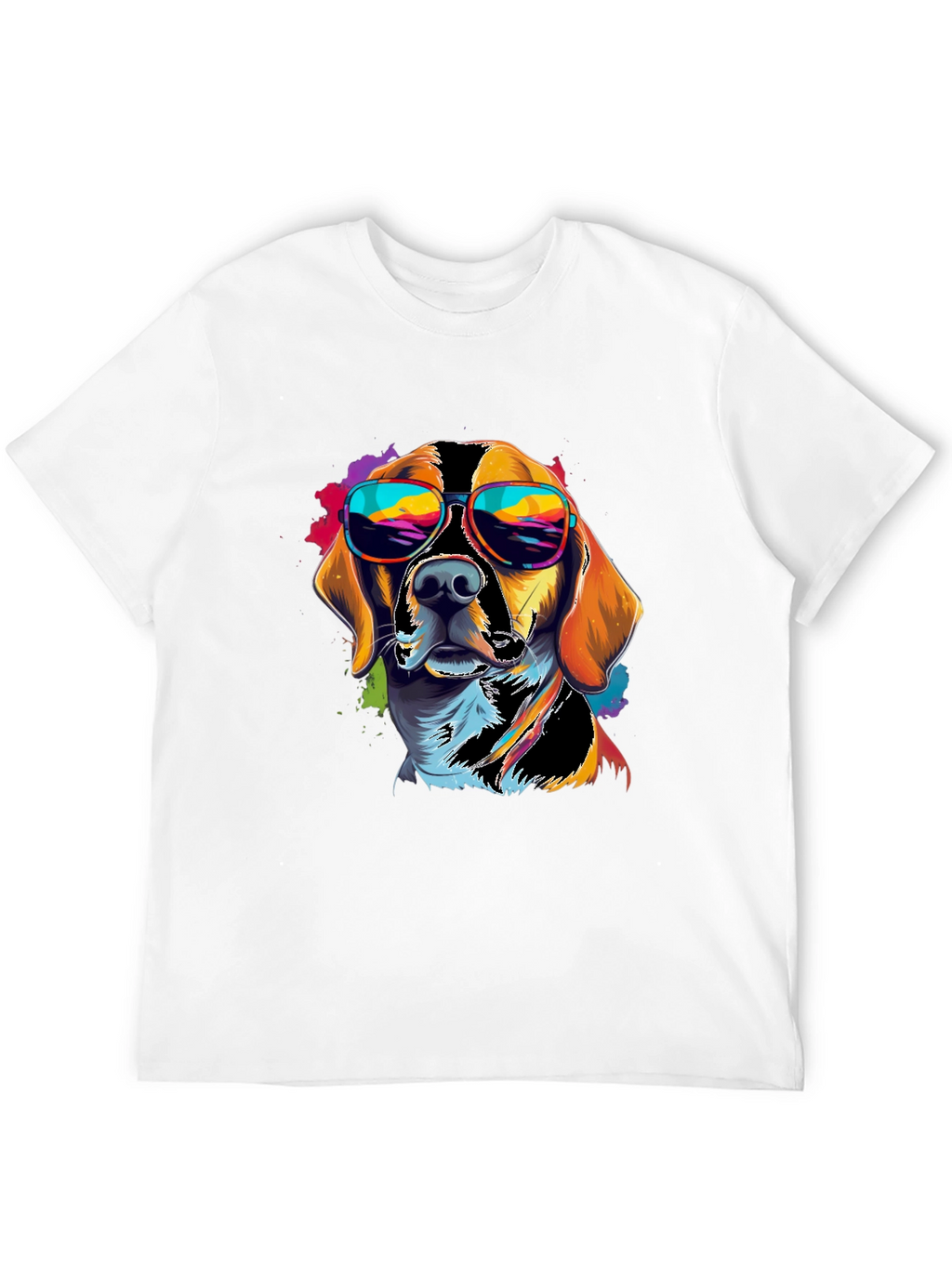 Cool Dog Graphic Tee - Black T-Shirt