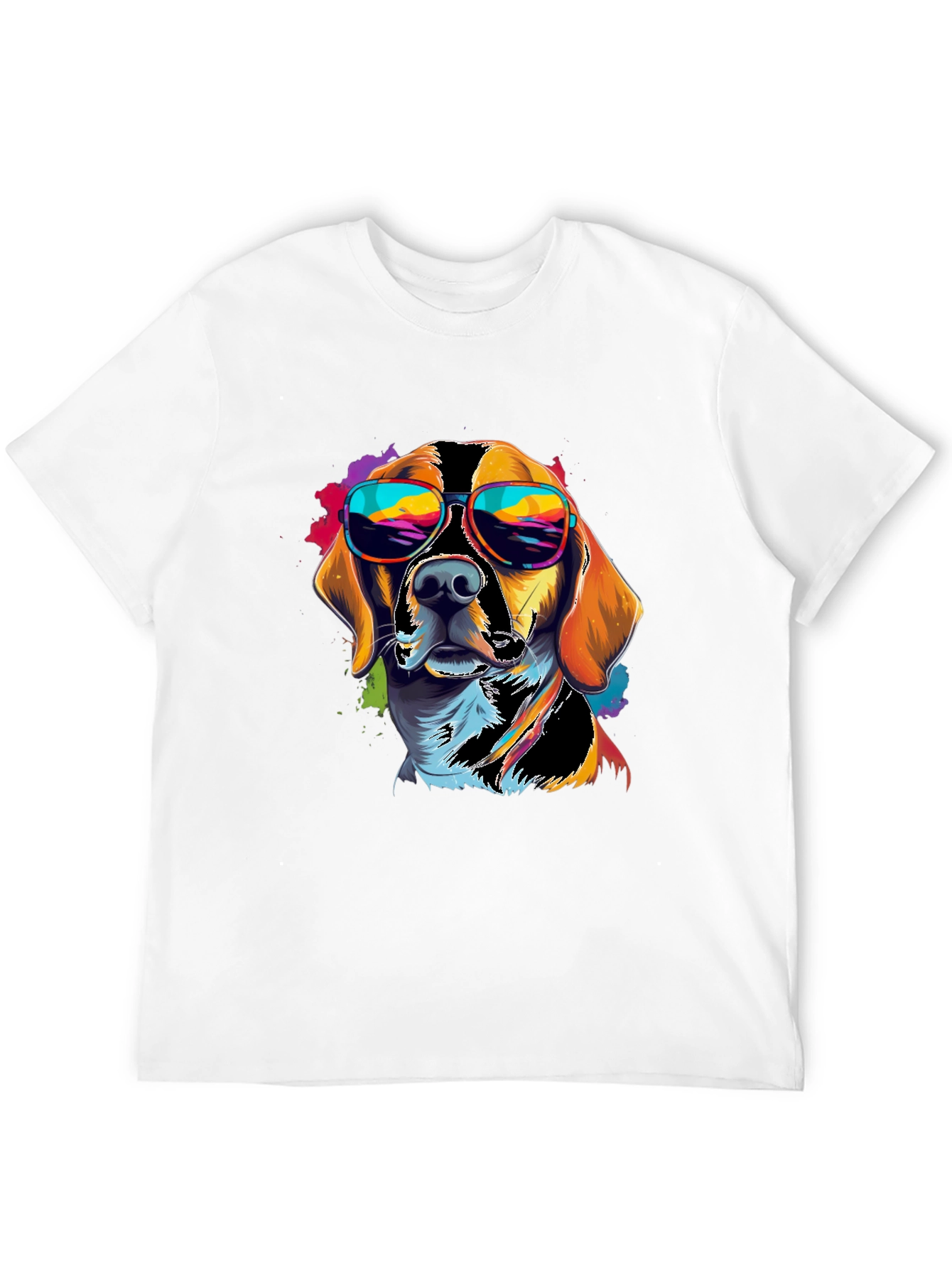 Cool Dog Graphic Tee - Black T-Shirt