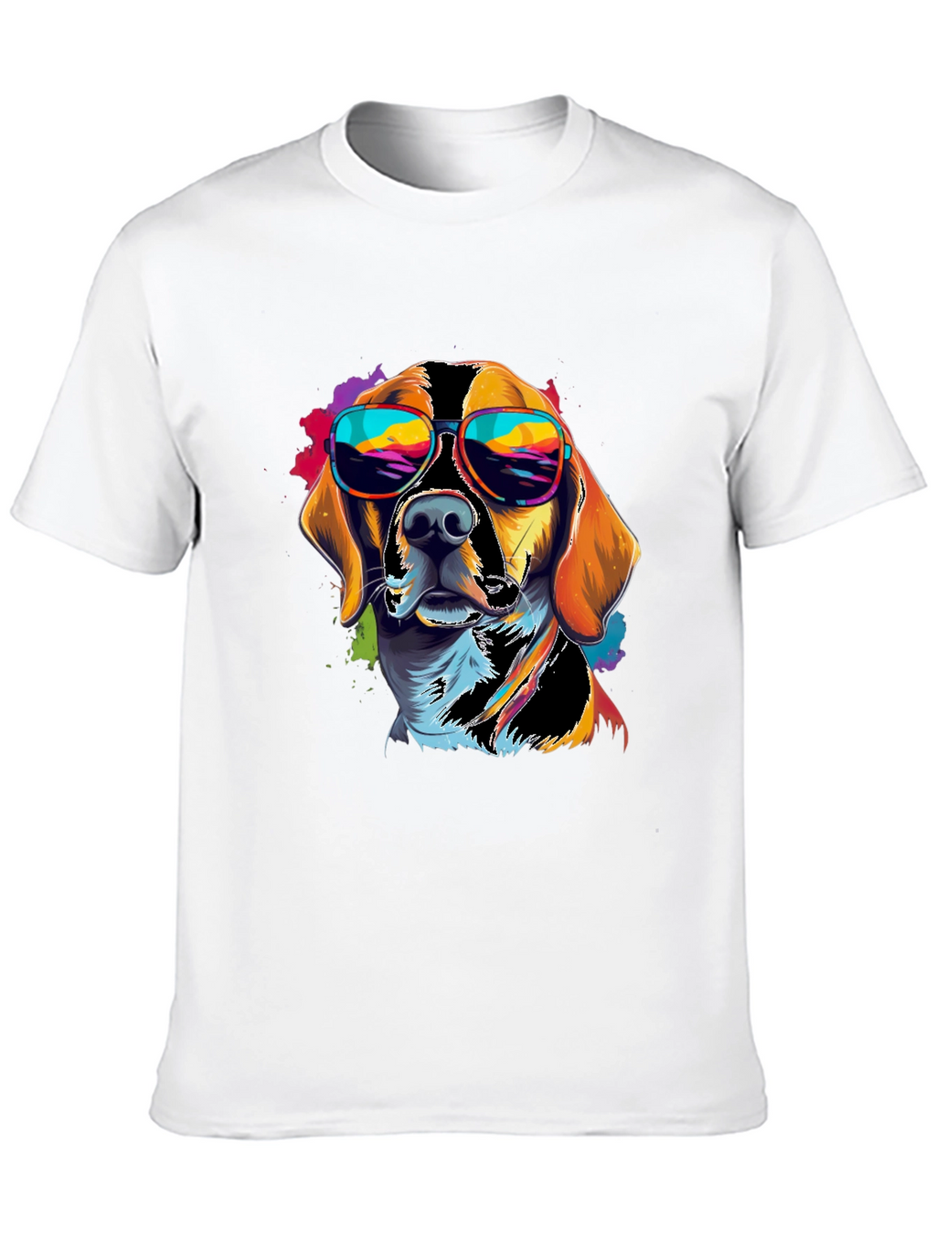 Cool Dog Graphic Tee - Black T-Shirt