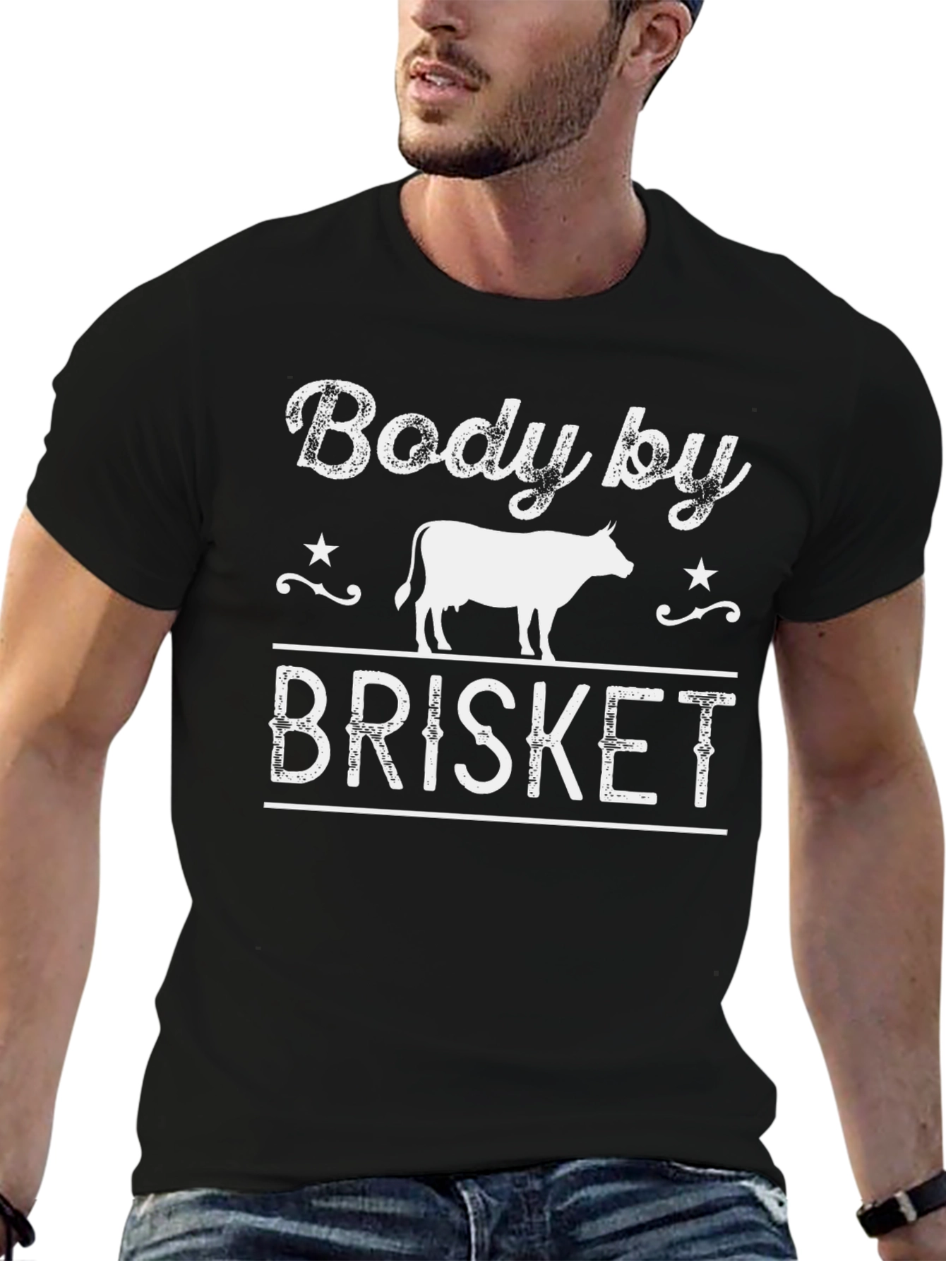 Body by Brisket T-Shirt - BBQ Grill Smoker Meat Lover Tee