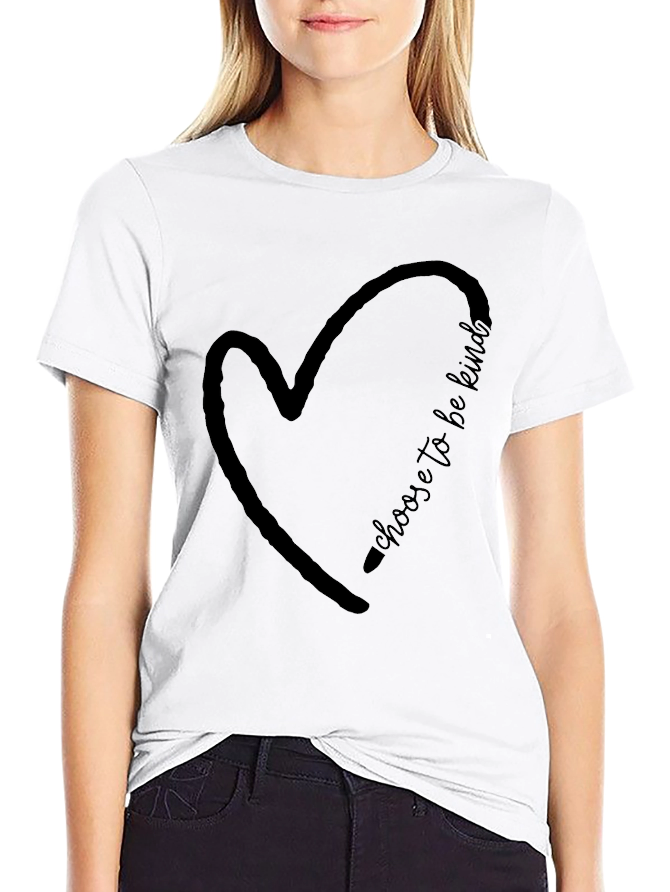 Choose to be Kind Heart T-Shirt