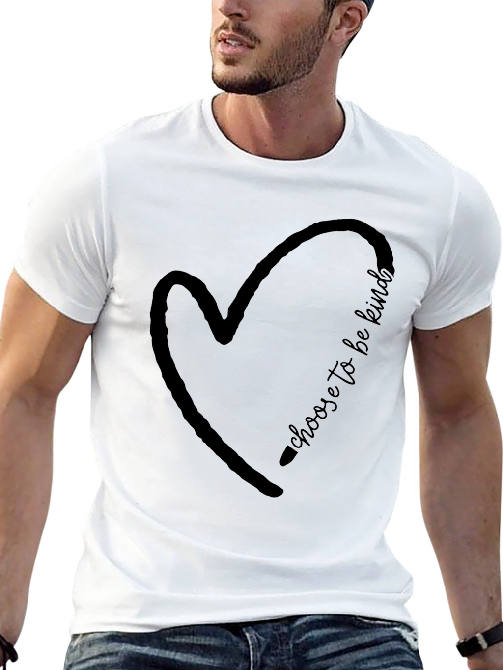 Choose to be Kind Heart T-Shirt