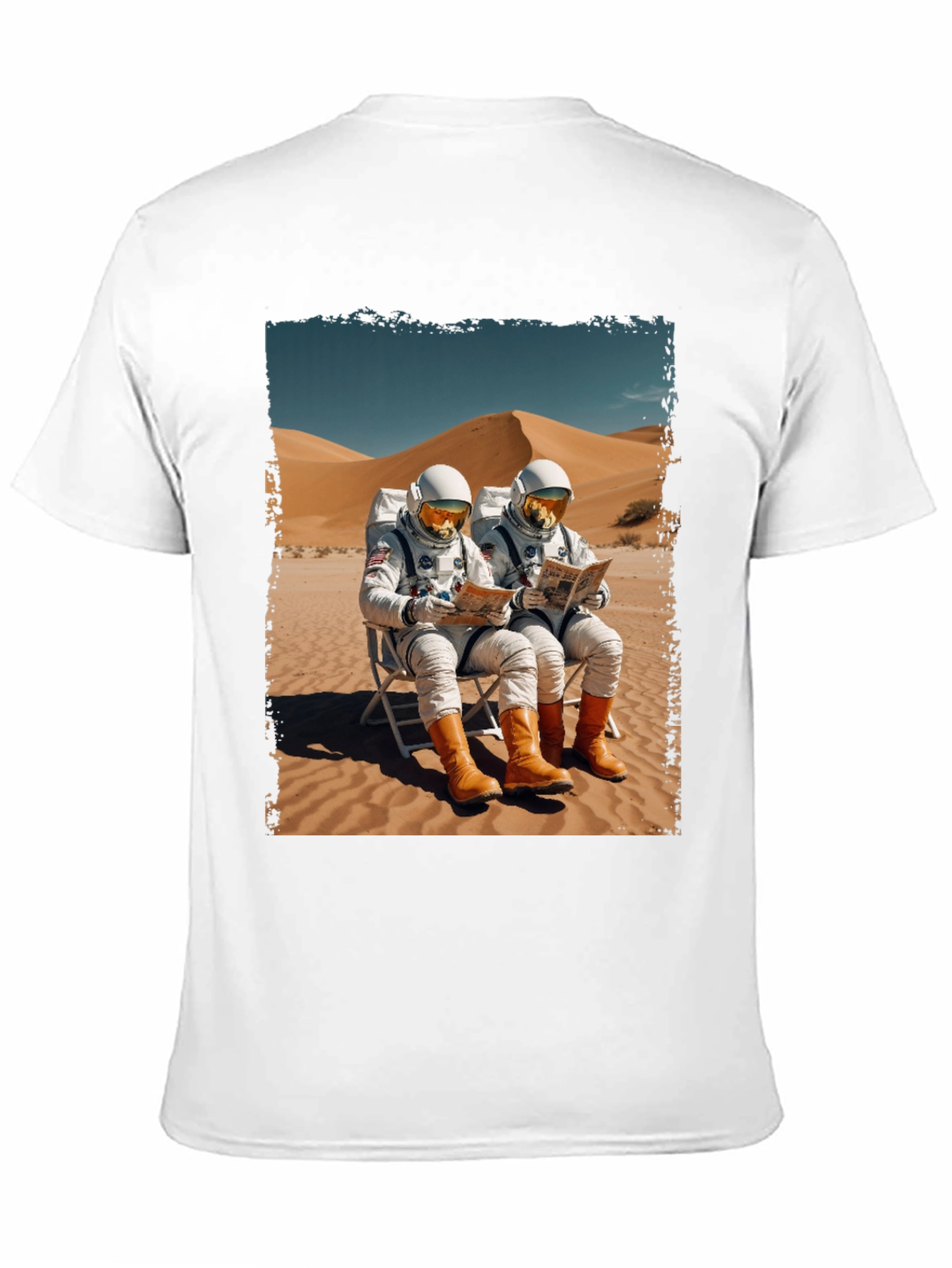 Astronaut Desert Relaxation T-Shirt