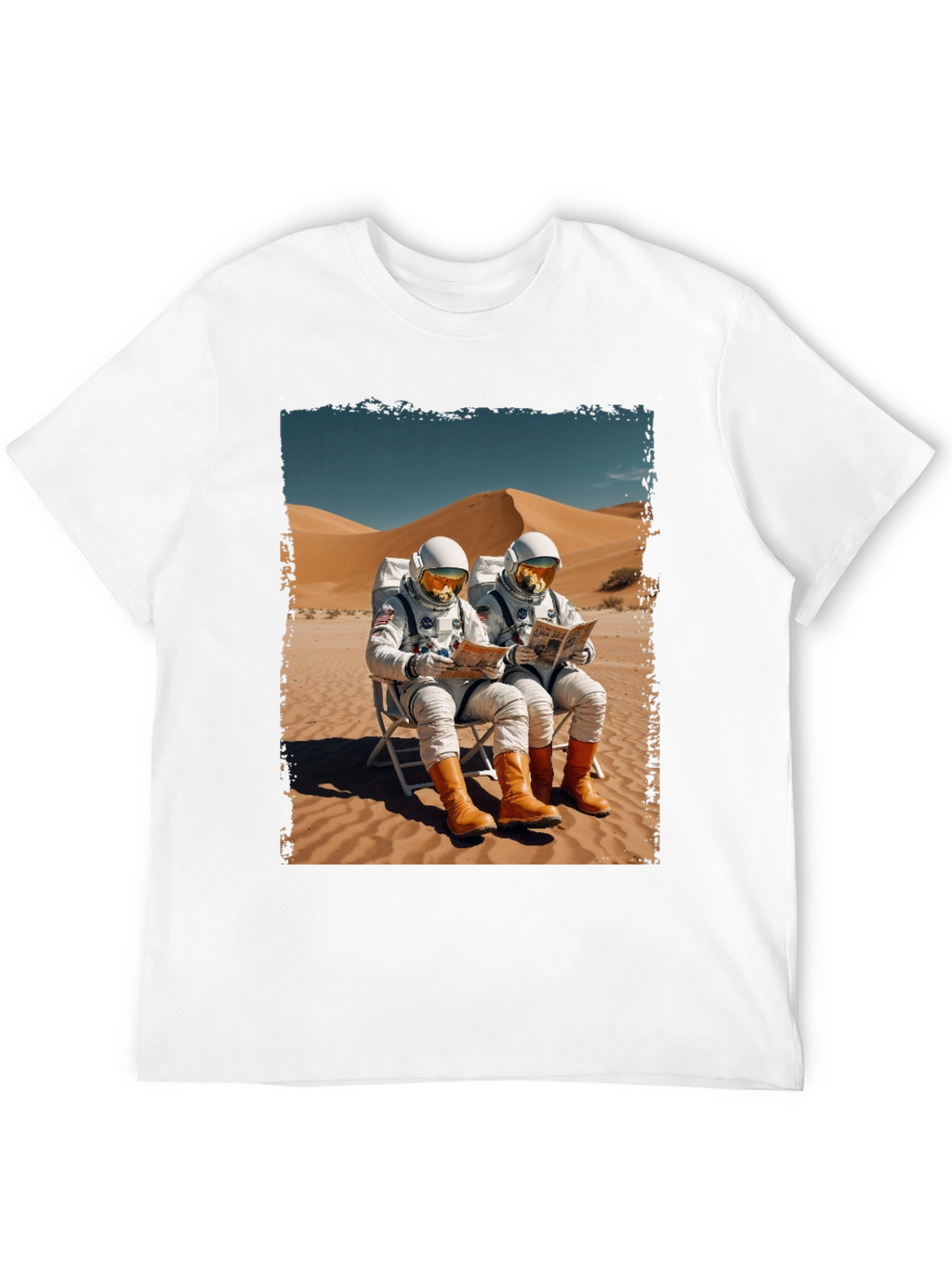 Astronaut Desert Relaxation T-Shirt