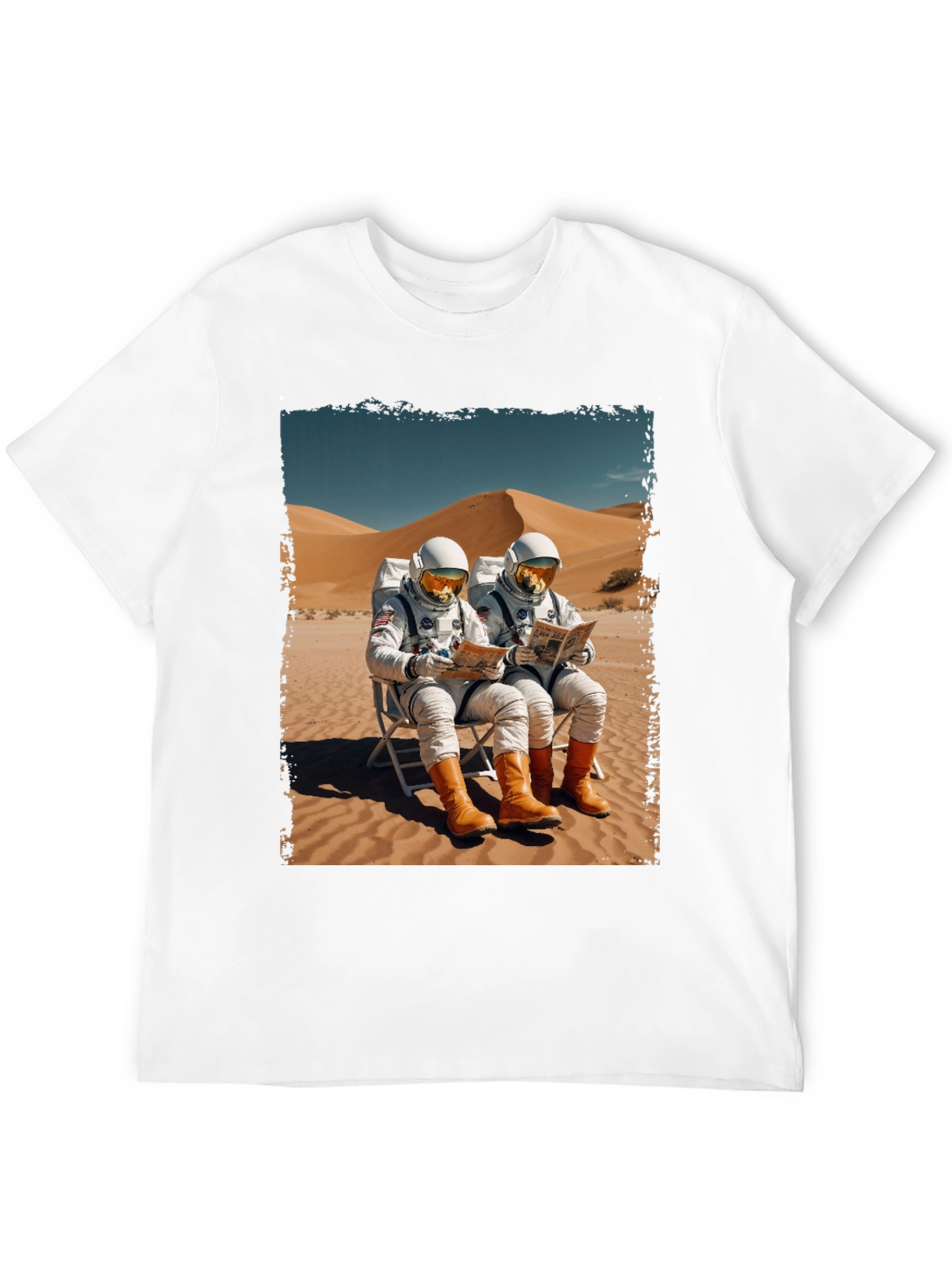 Astronaut Desert Relaxation T-Shirt
