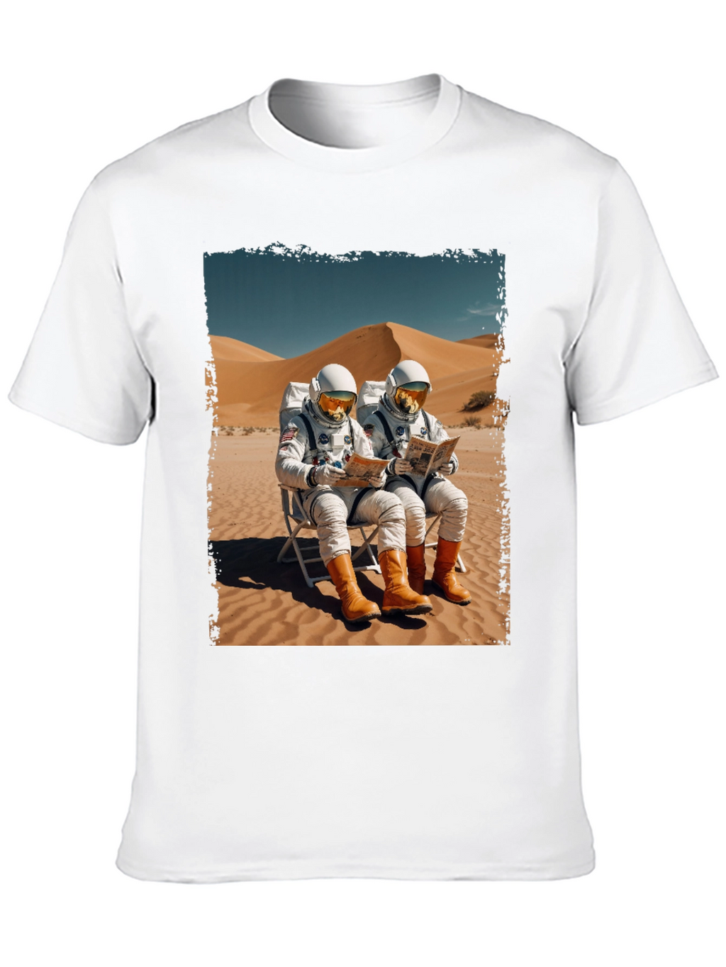 Astronaut Desert Relaxation T-Shirt